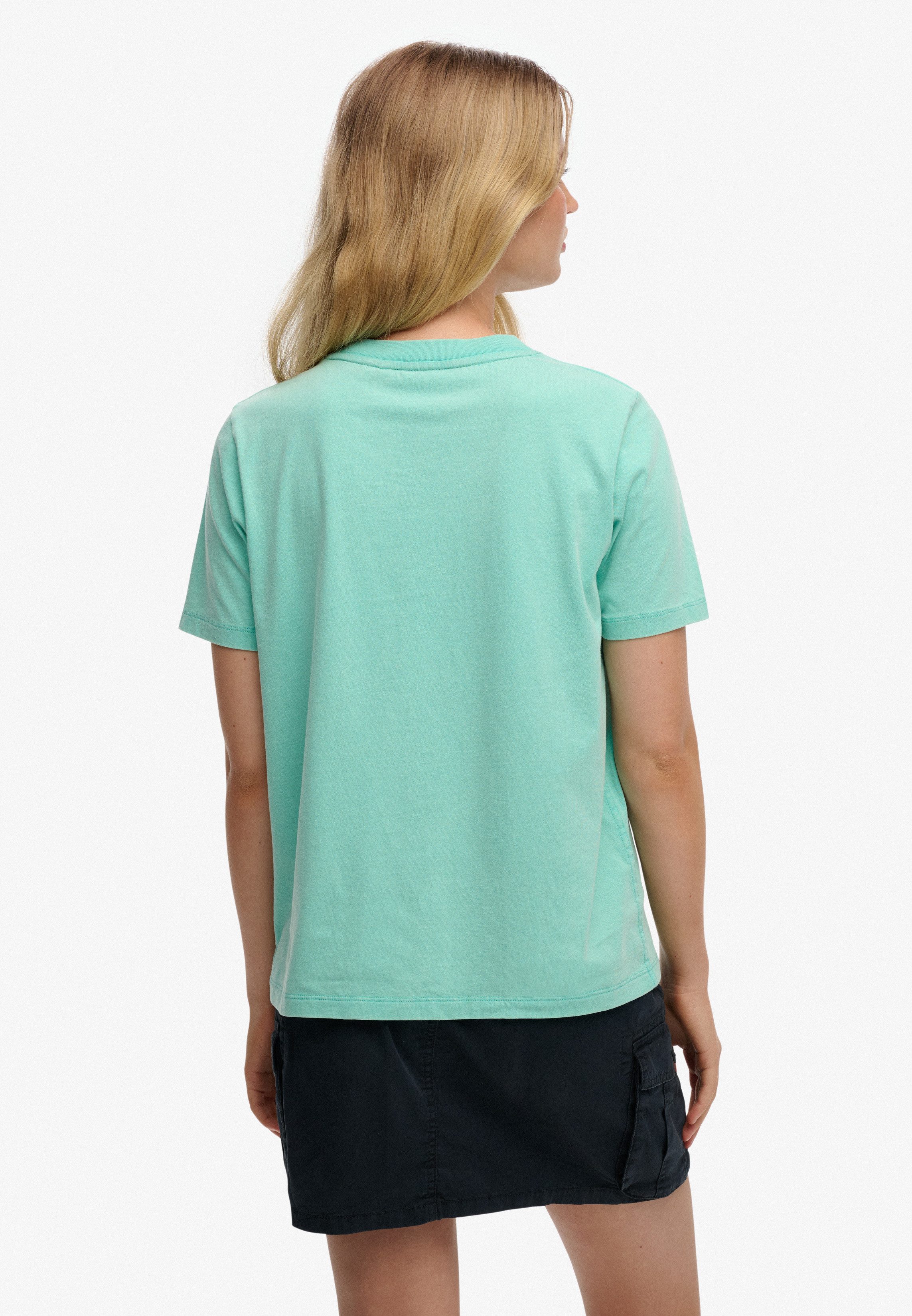 Superdry Print-Shirt ROADSIDE TRADE RELAXED TEE aus Baumwolle in Single Jersey, Relaxed Fit, Kurzarm