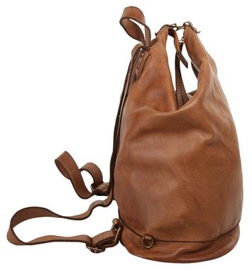 Samantha Look Cityrucksack, echt Leder, Made in Italy