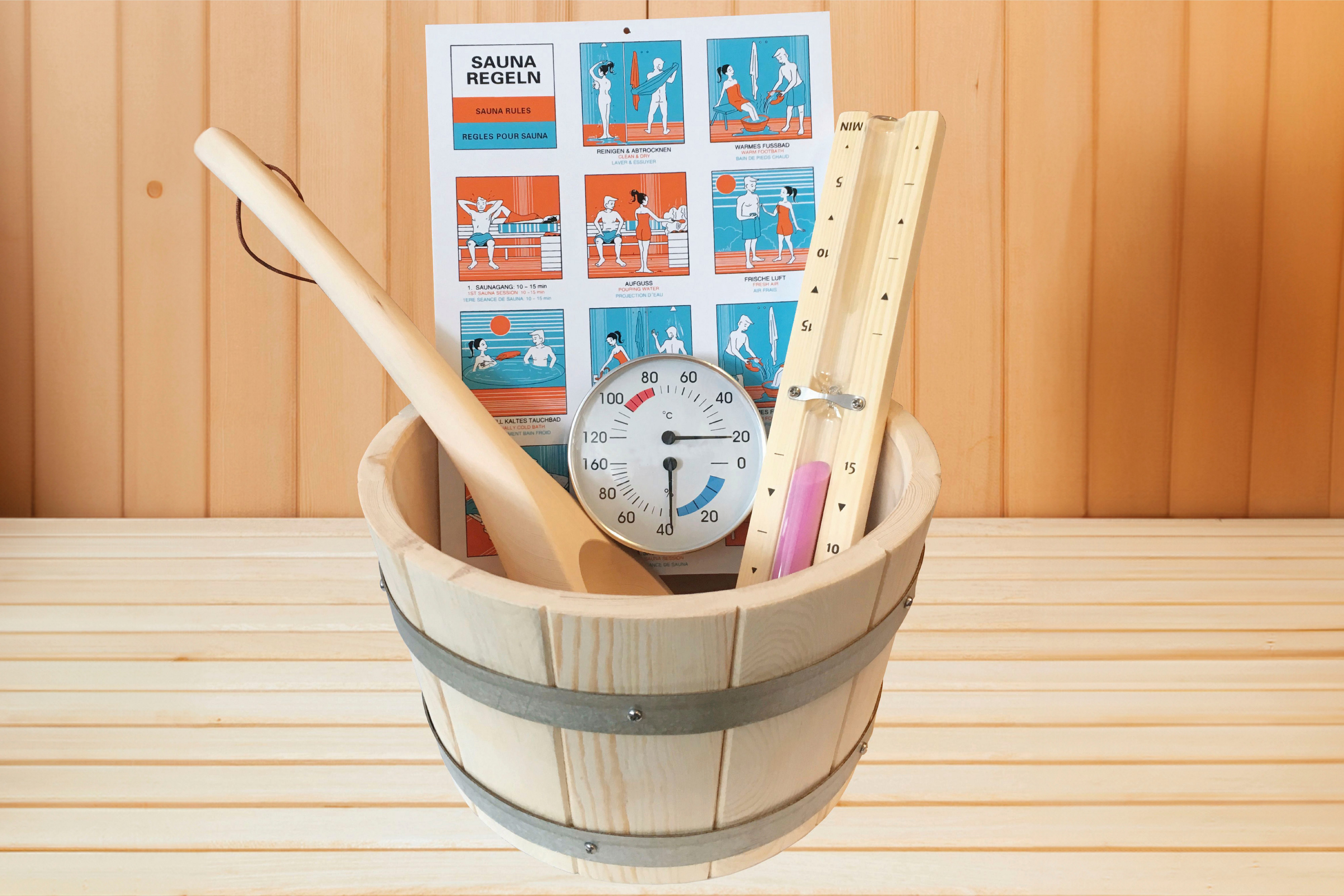 Karibu Sauna-Aufgussset Zubehörset CLASSIC (9-tlg) inkl. günstig online kaufen