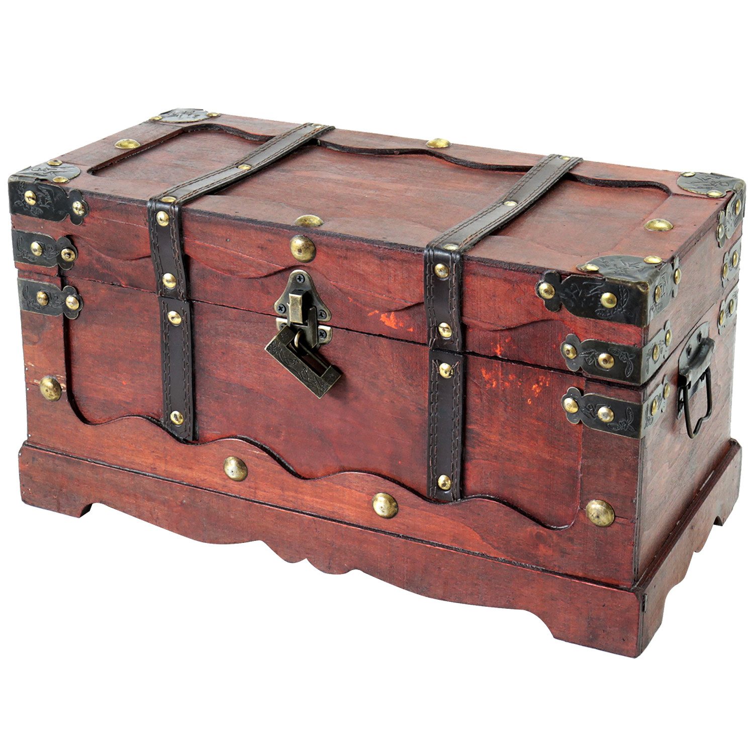 HMF Schatzkiste Schatztruhe aus Holz, große Schatzkiste mit (1 St), dekorat günstig online kaufen