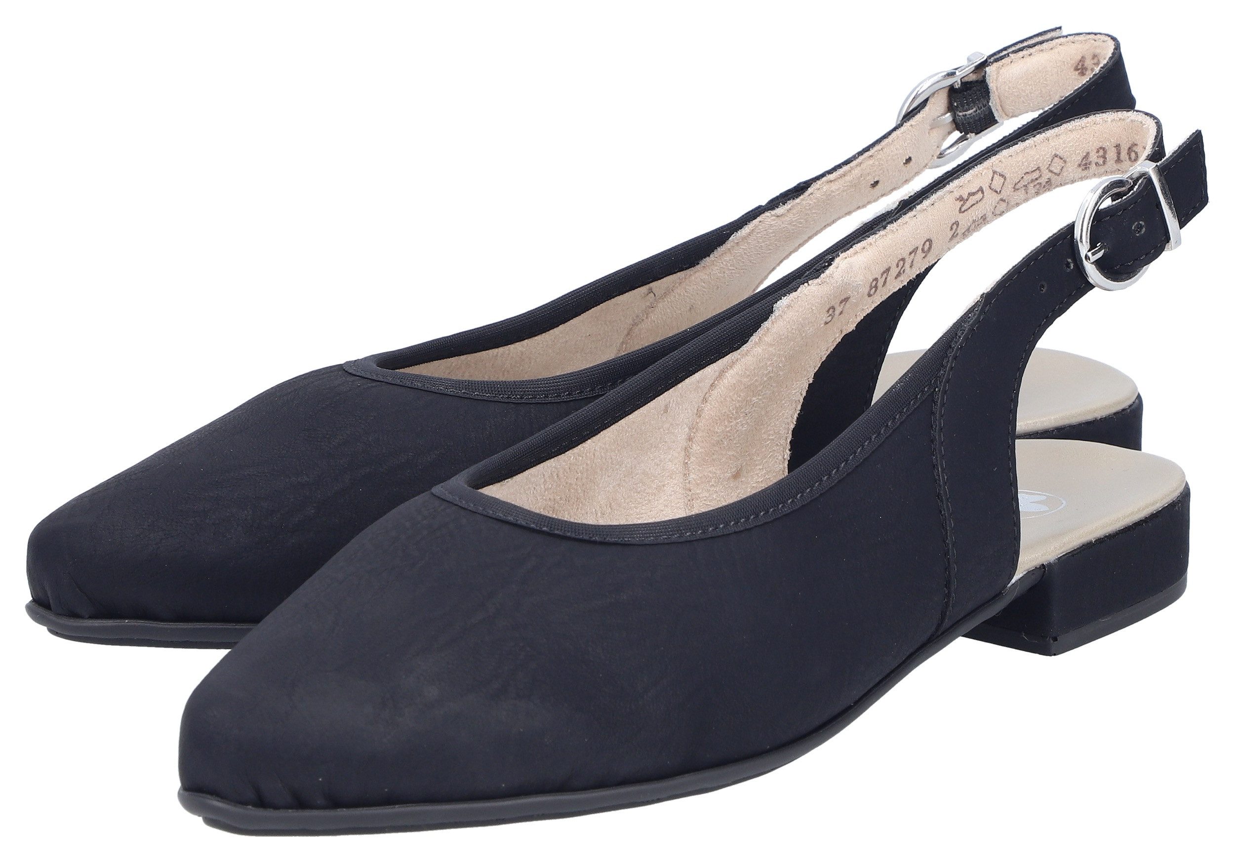 Rieker Slingpumps Sommerschuh, Sabot mit elastischem Textileinfass