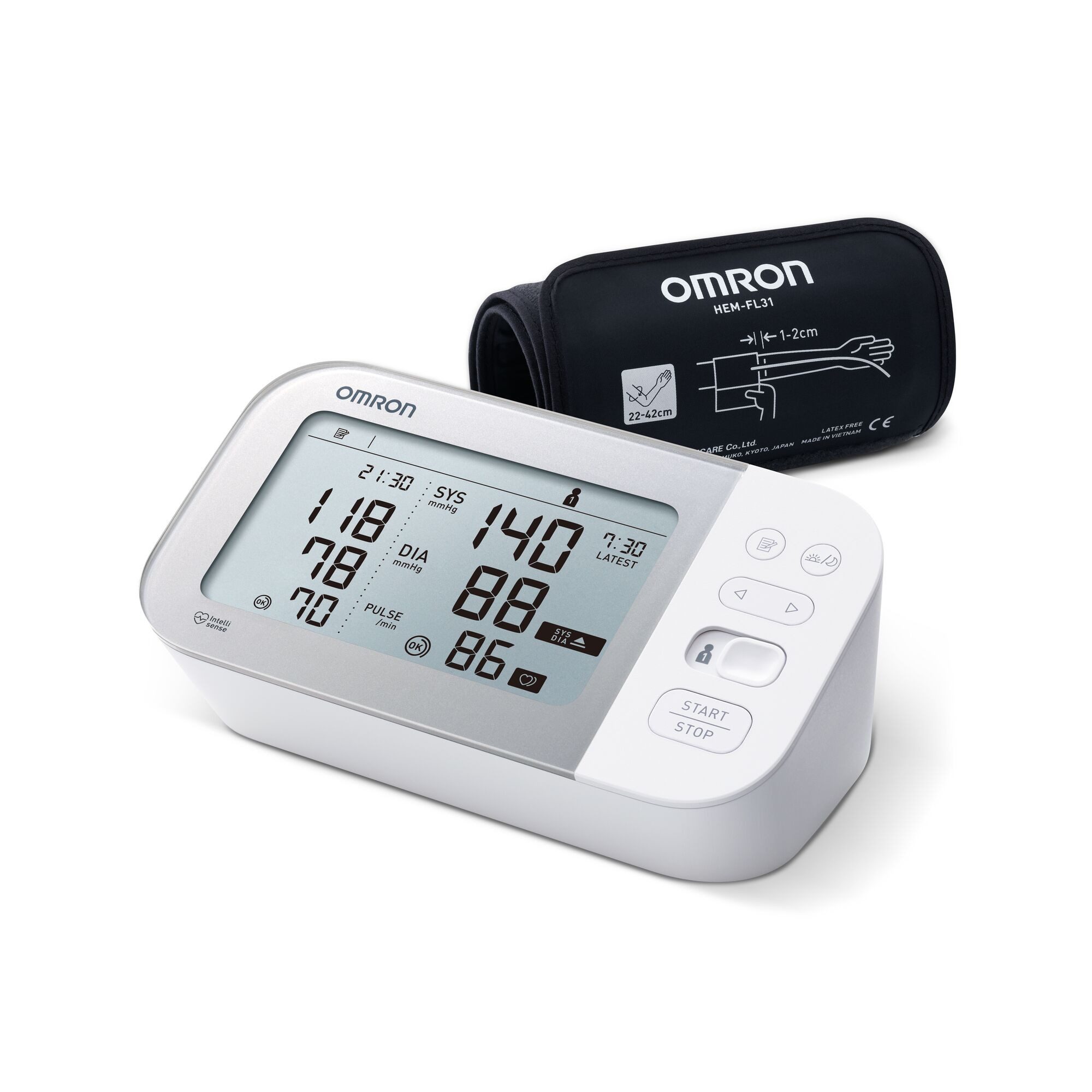Oberarm-Blutdruckmessgerät X7 Smart