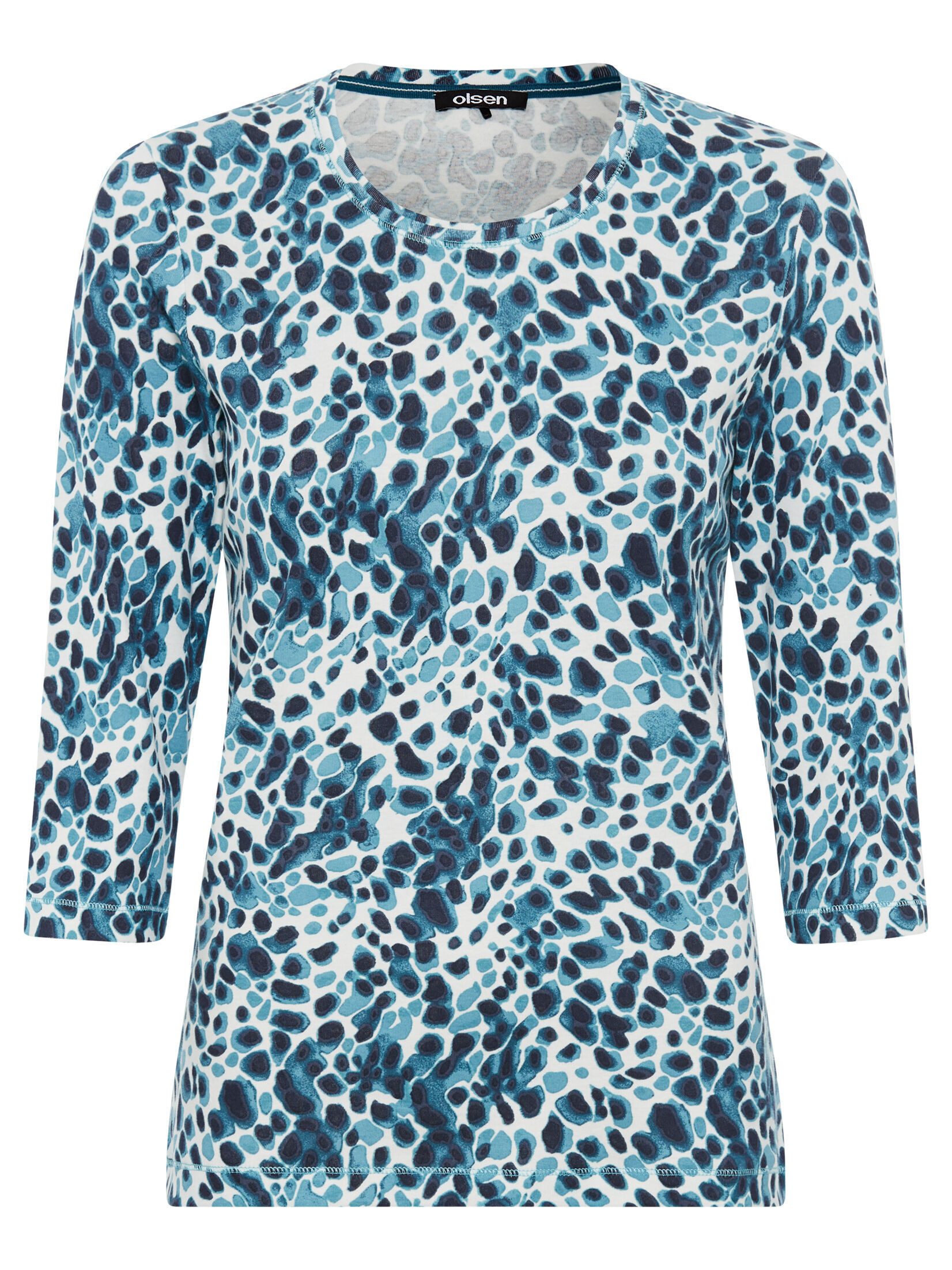 Olsen Print-Shirt (1-tlg) schmale Passform günstig online kaufen