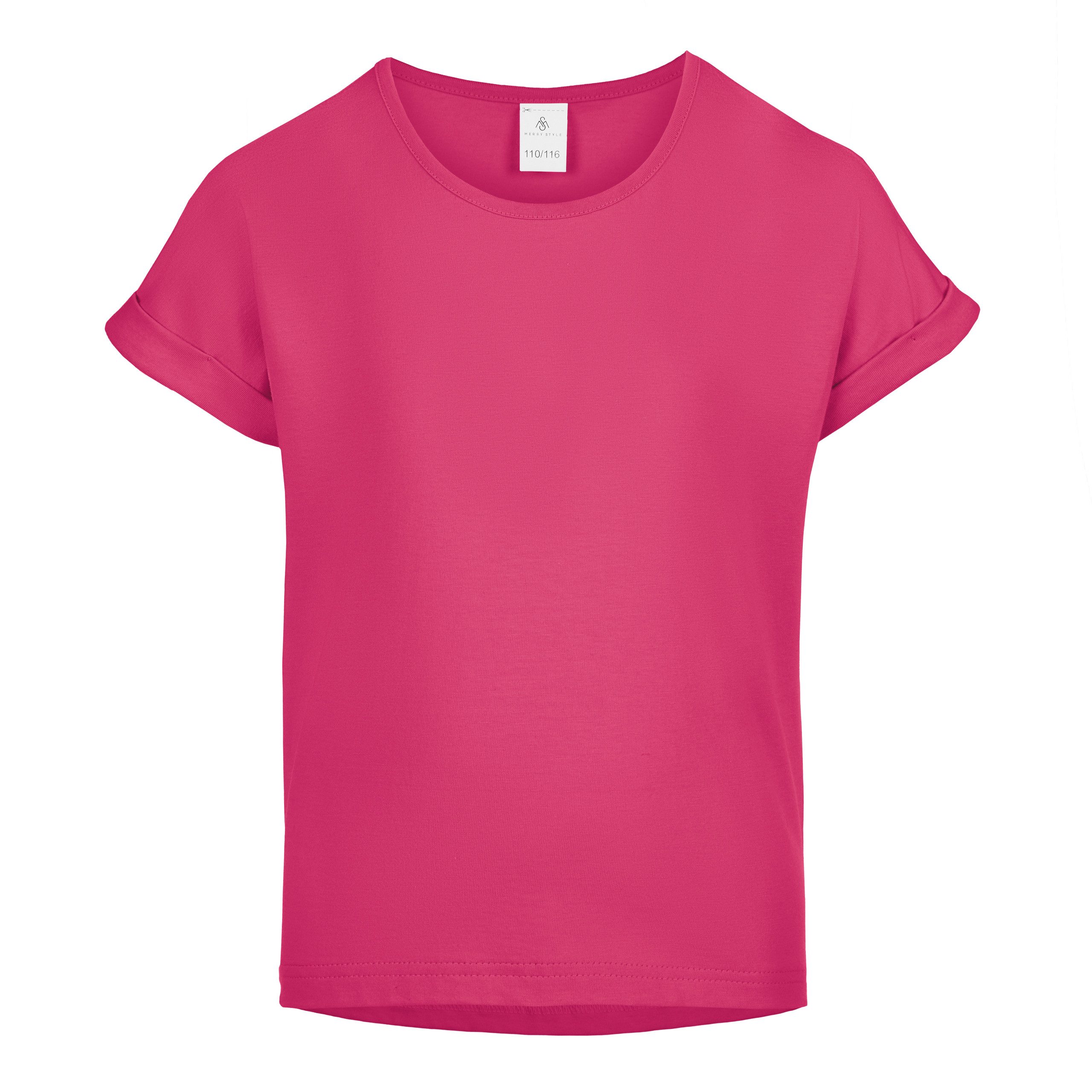 Merry Style T-Shirt für Mädchen aus weicher Baumwolle MS-468 (1-tlg)