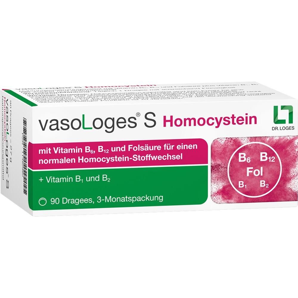 Dr. Loges + Co. GmbH VASOLOGES S Homocystein Dragees Dragees, 90 St.