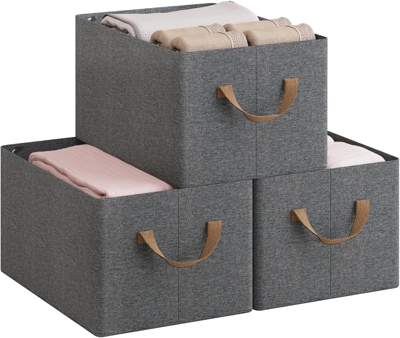 Woltu Aufbewahrungsbox (3 St), Aufbewahrungswürfel Stoff, günstig online kaufen