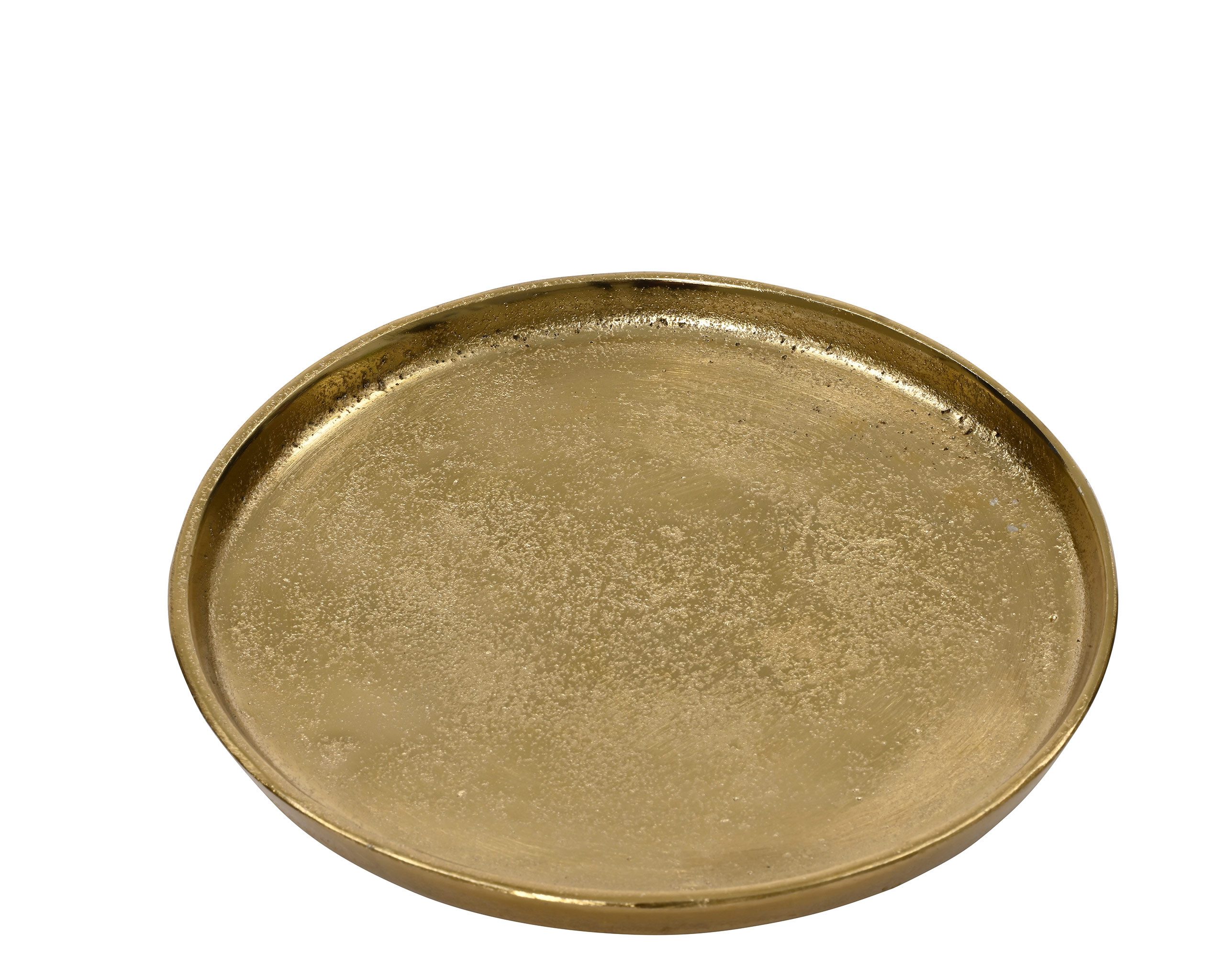 Kaemingk Dekoteller, Dekoteller 30,5cm Metall Gold günstig online kaufen