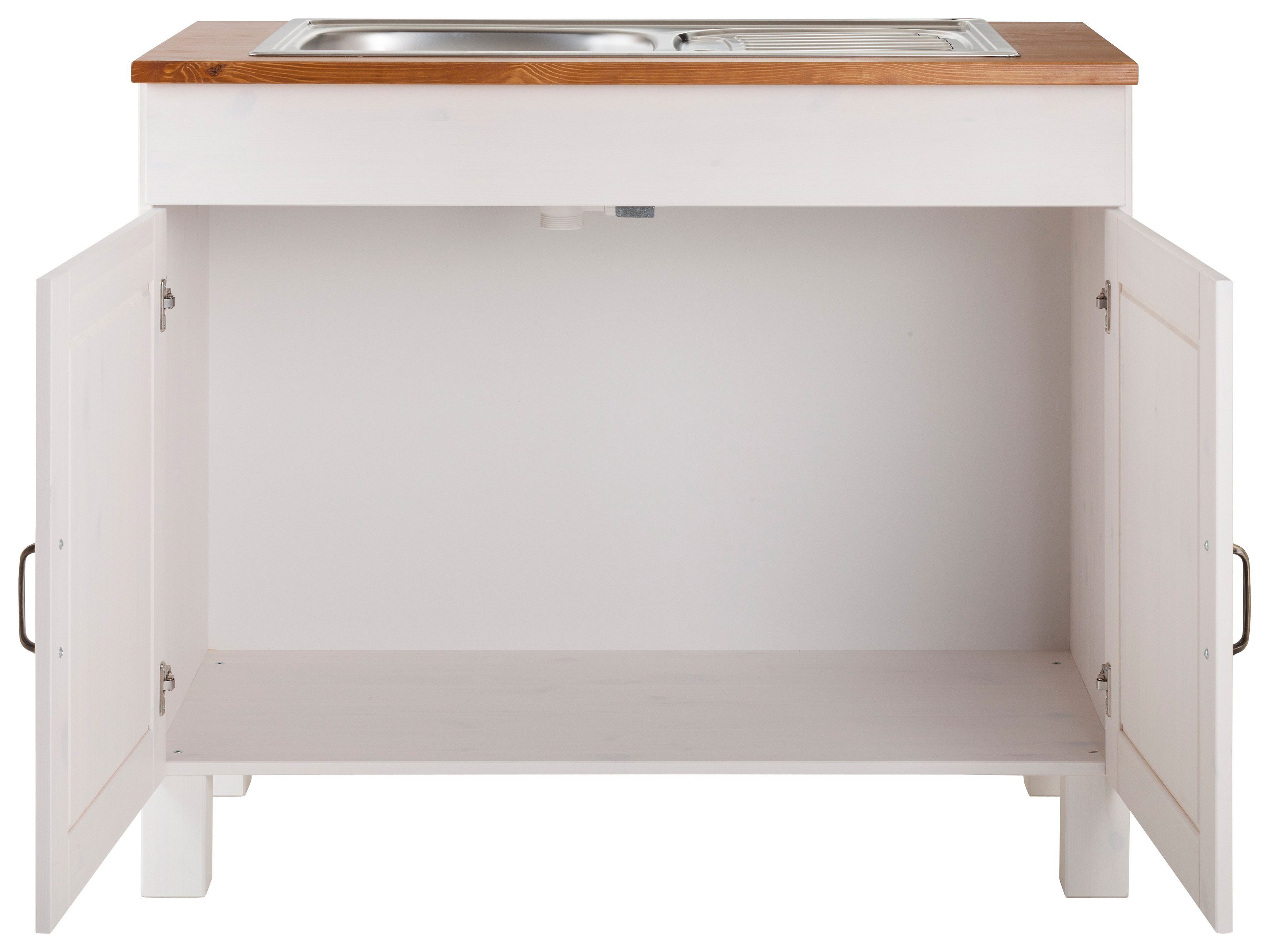 Home affaire Spülenschrank Alby Breite 100 cm, 1 Fach