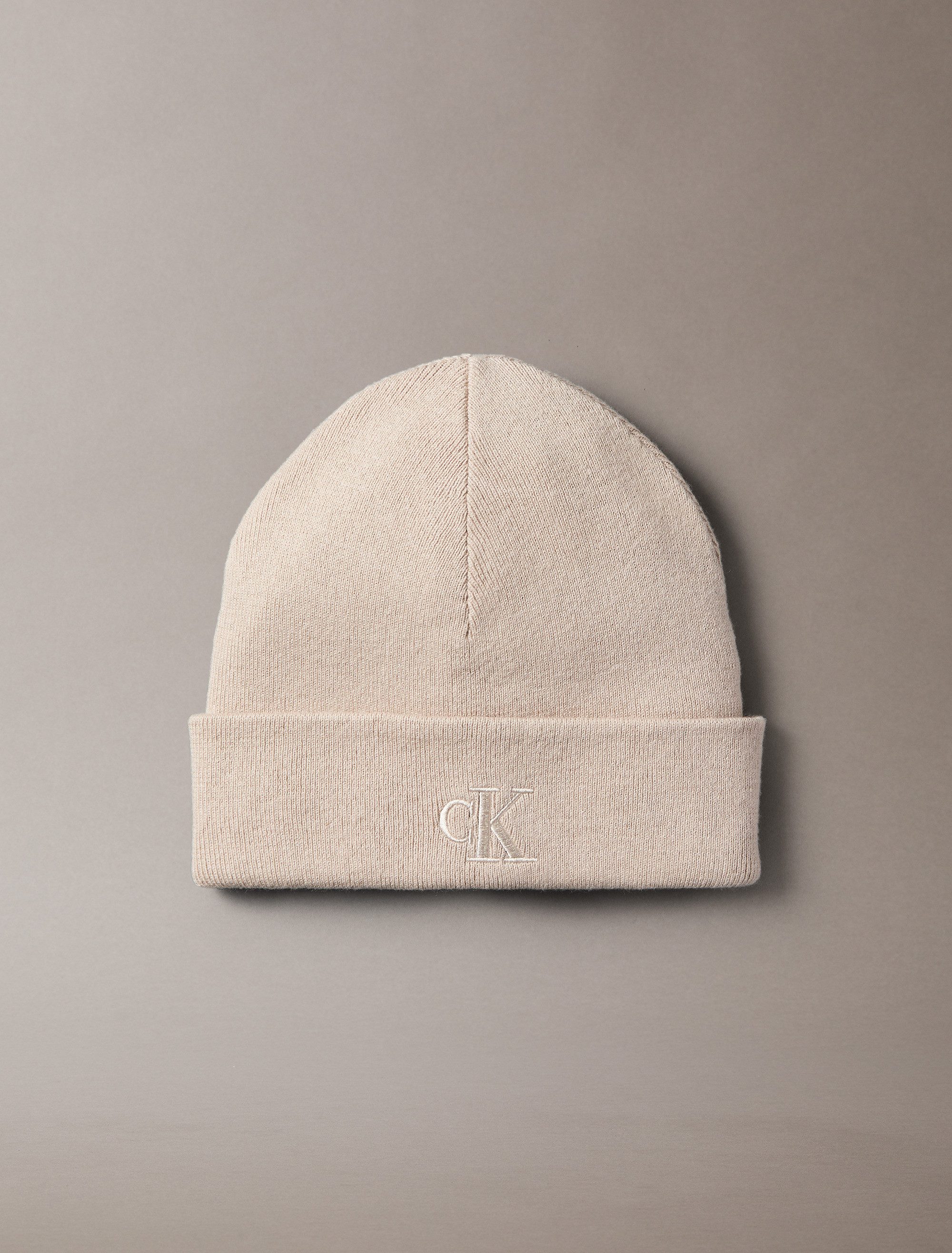 Calvin Klein Strickmütze CK FINE RIB günstig online kaufen