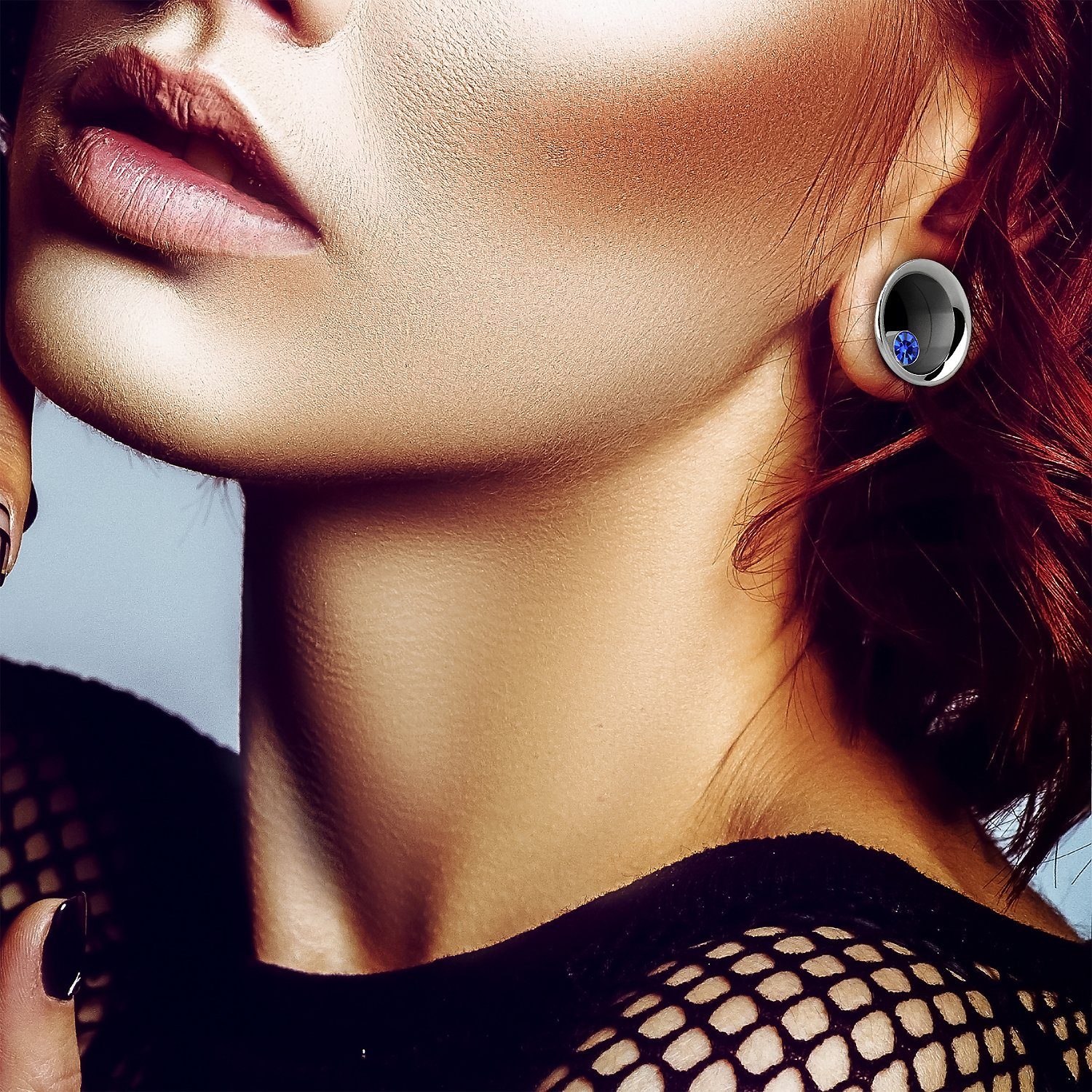 Taffstyle Plug Piercing Flared mit runden günstig online kaufen