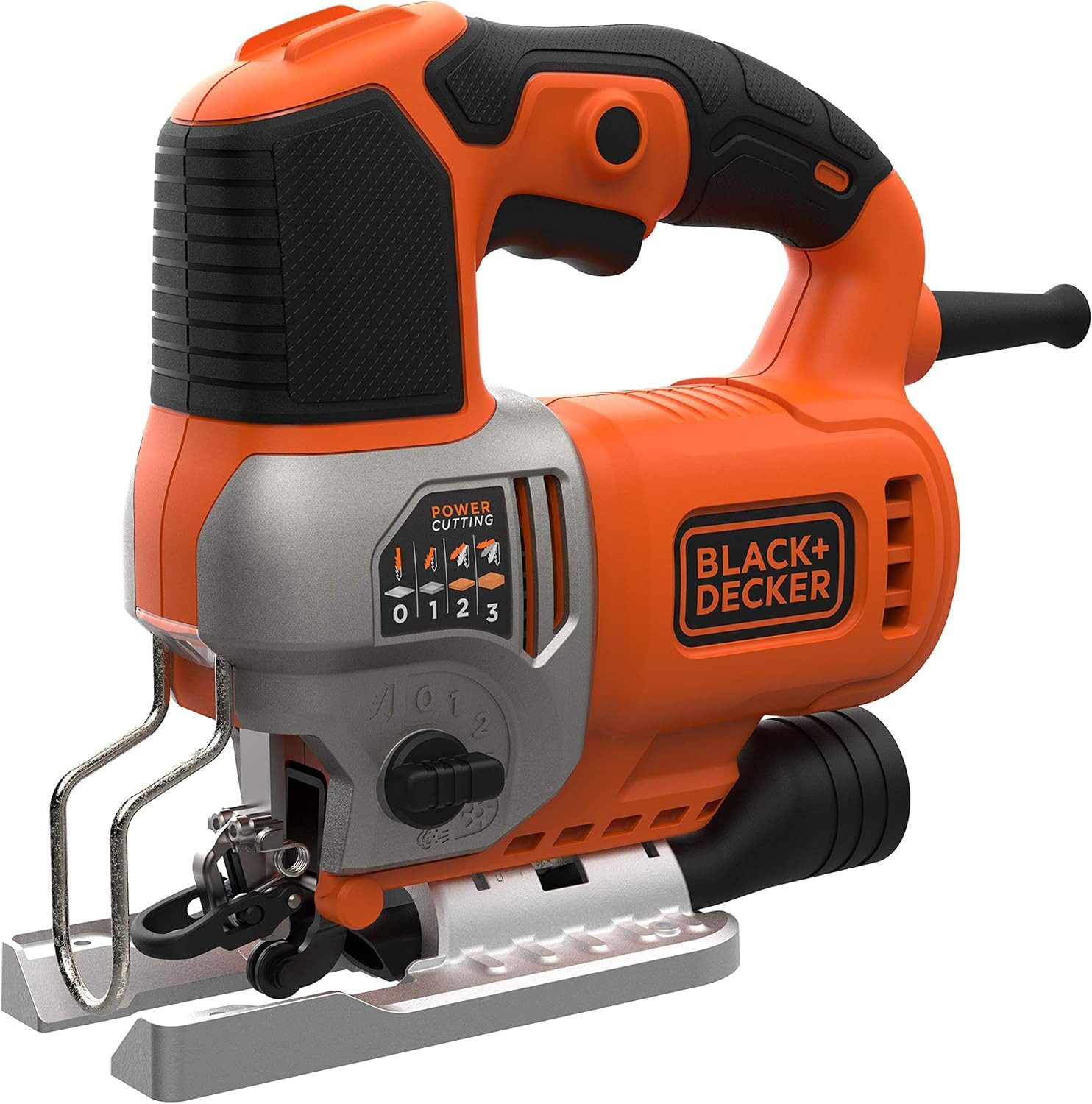 Black + Decker Pendelhubstichsäge Elektronik-Pendelhub-Stichsäge (650 Watt, 19mm Hublänge), 1-St.