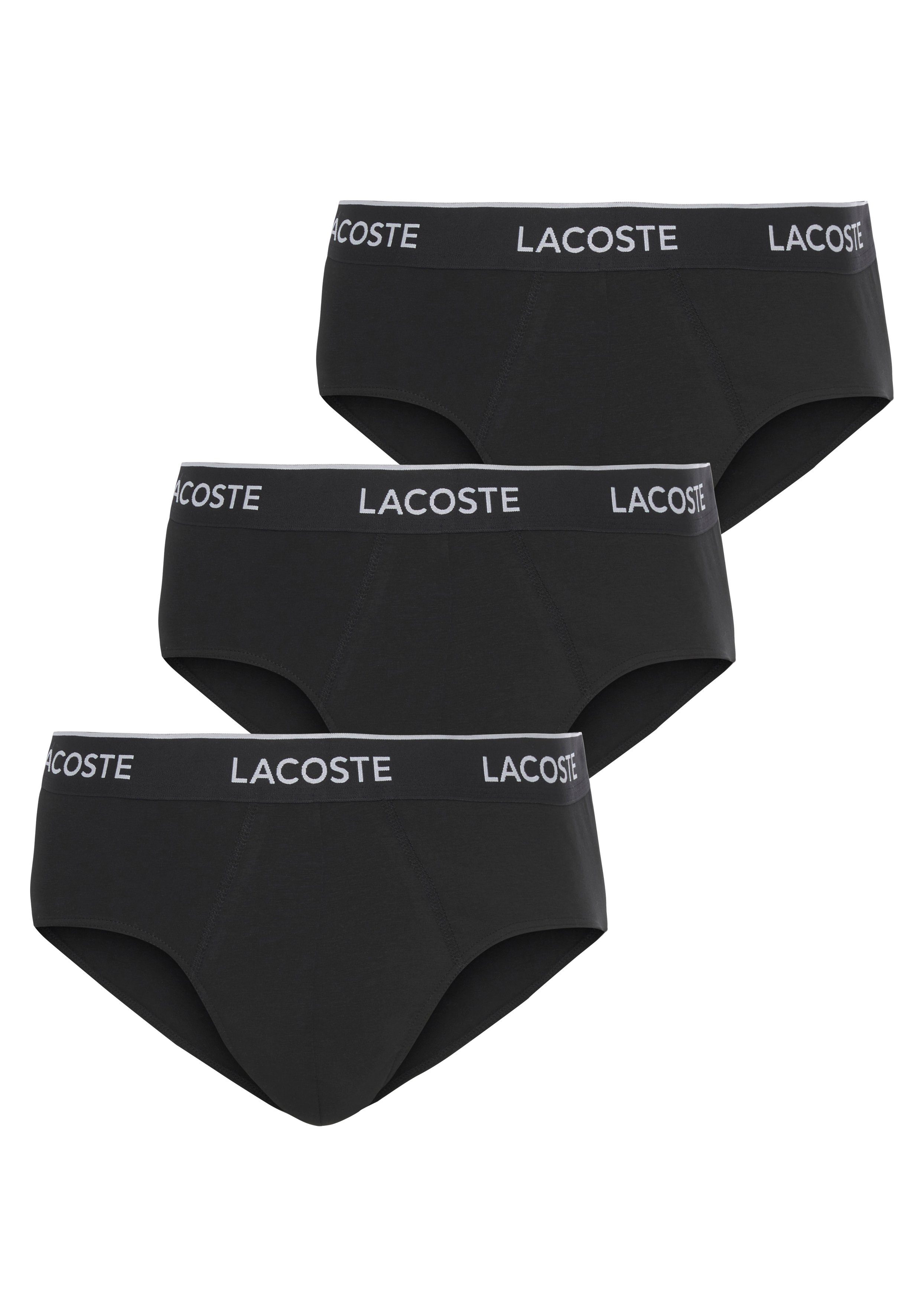 Lacoste Slip (3-St) 031 black / black / black