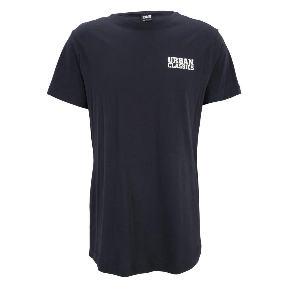 T-Shirt Shaped Long Tee With Urban Classic Print