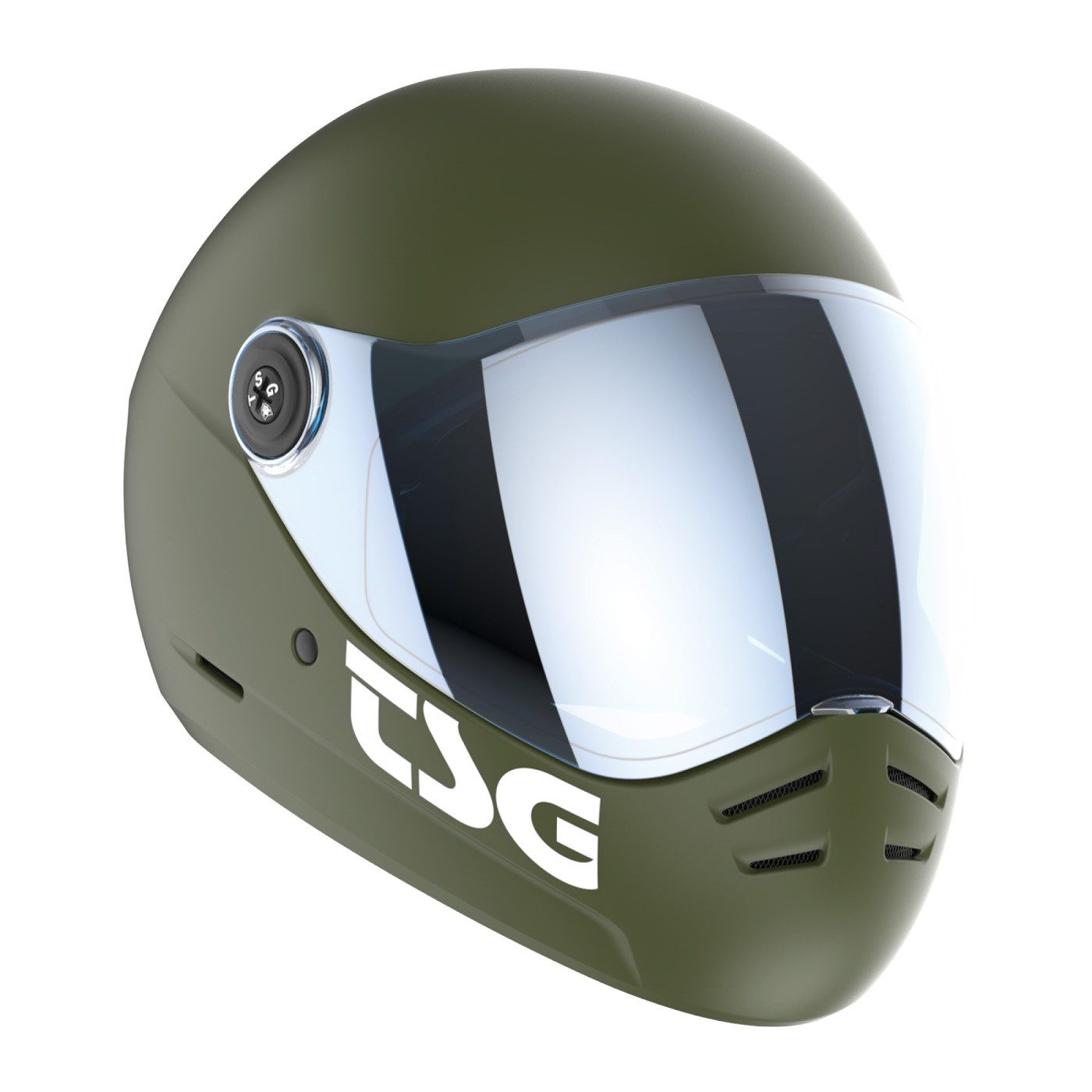 TSG Skatehelm The Pass 2.0, Fullface-Helm für Downhill-Skateboarding