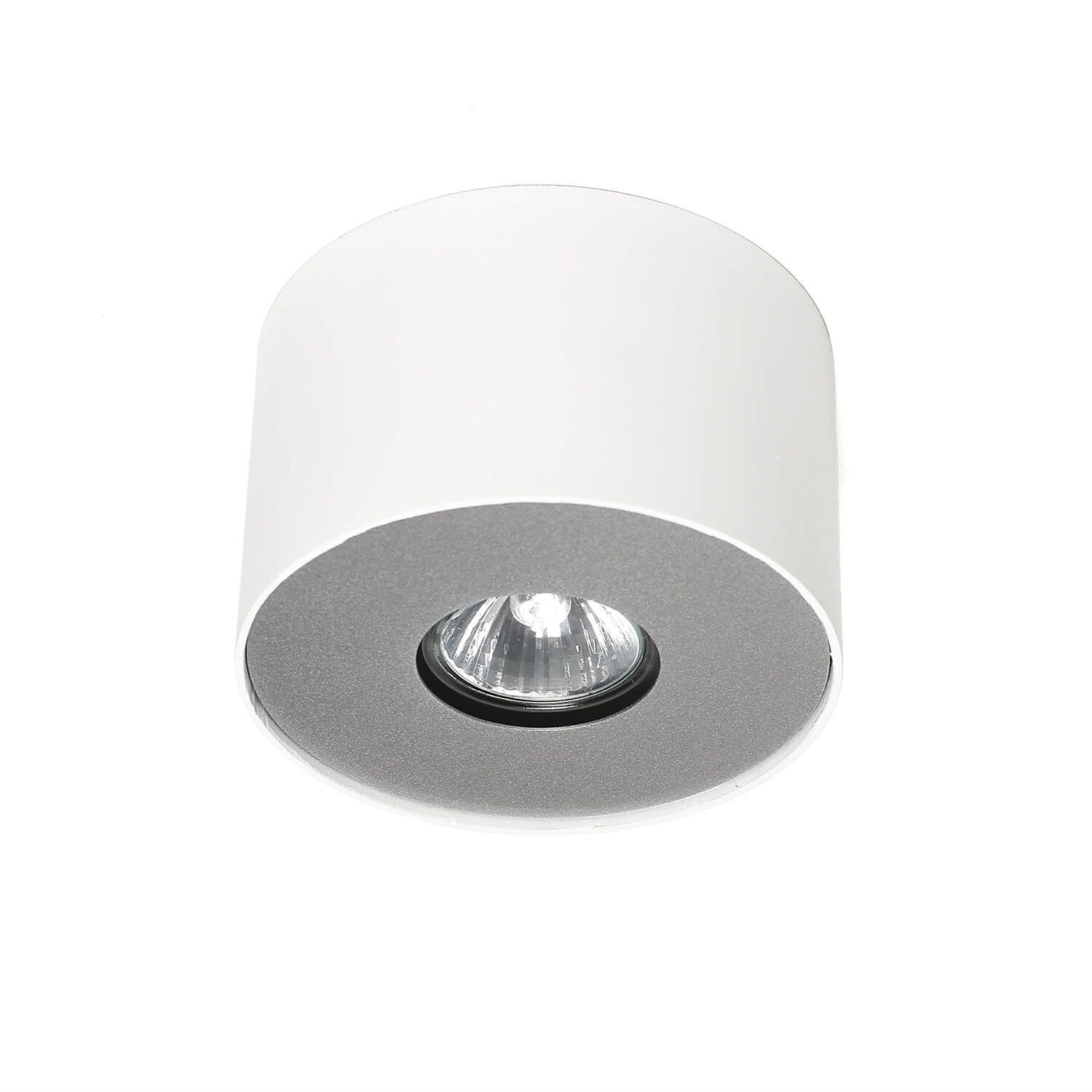 Licht-Erlebnisse Deckenleuchte POINT, ohne Leuchtmittel, Deckenstrahler Weiß modern rund G10 Flur Schlafzimmer Lampe