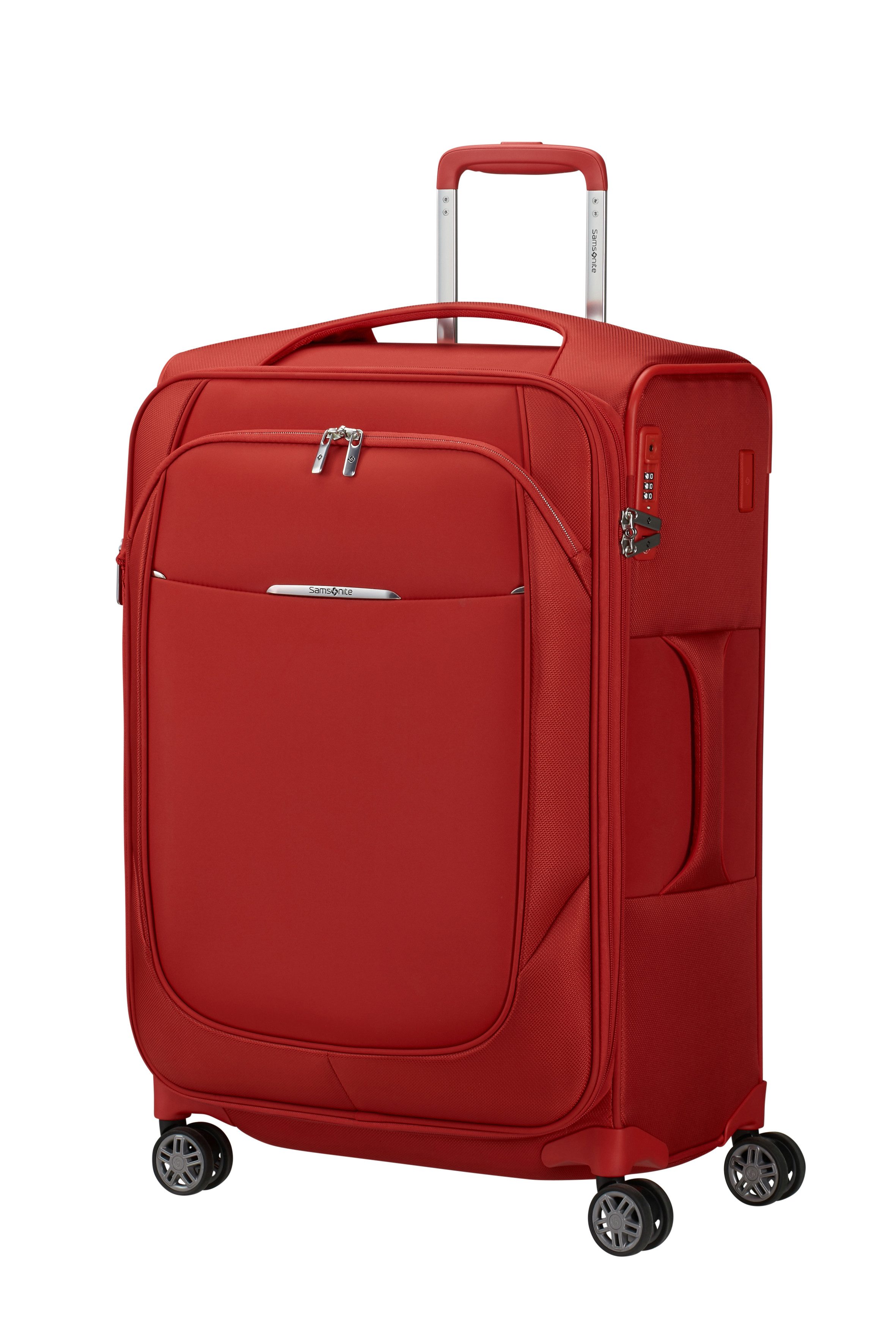 Samsonite Weichgepäck-Trolley RE-LITE, verschiedene Größen und Farben, 4 Rollen, mit arretierbarem und versenkbarem Druckknopf-Trolleysystem