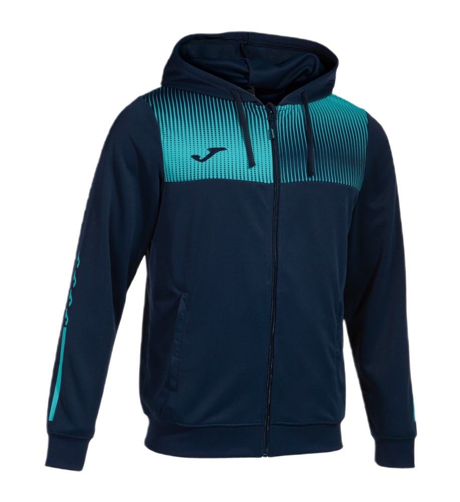 Joma Trainingsjacke Eco Supernova Full Zip mit Kapuze (rec. Polyester, weiches Material)