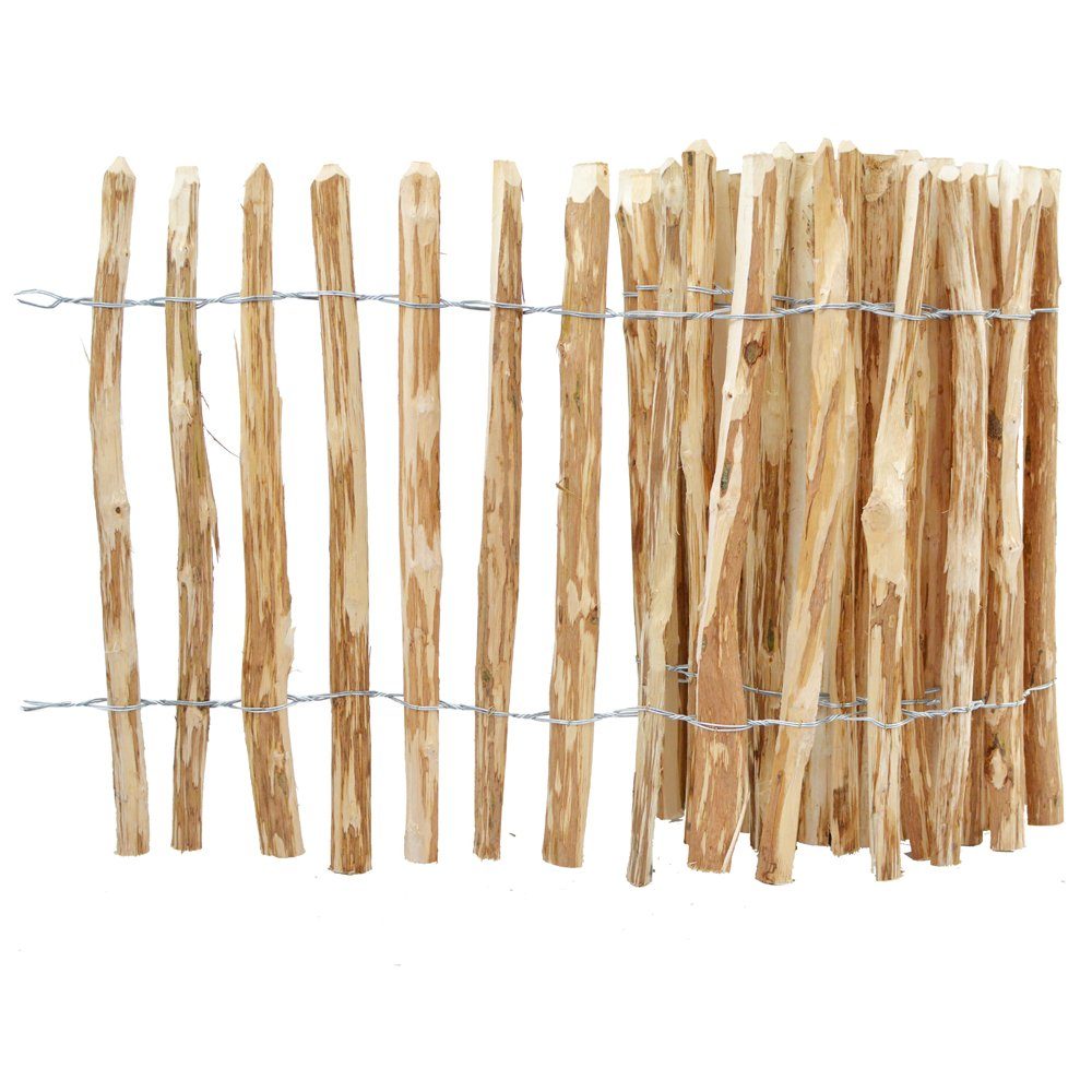Home4Living Staketenzaun Staketenzäune 5m Holzzaun Teichumrandung günstig online kaufen