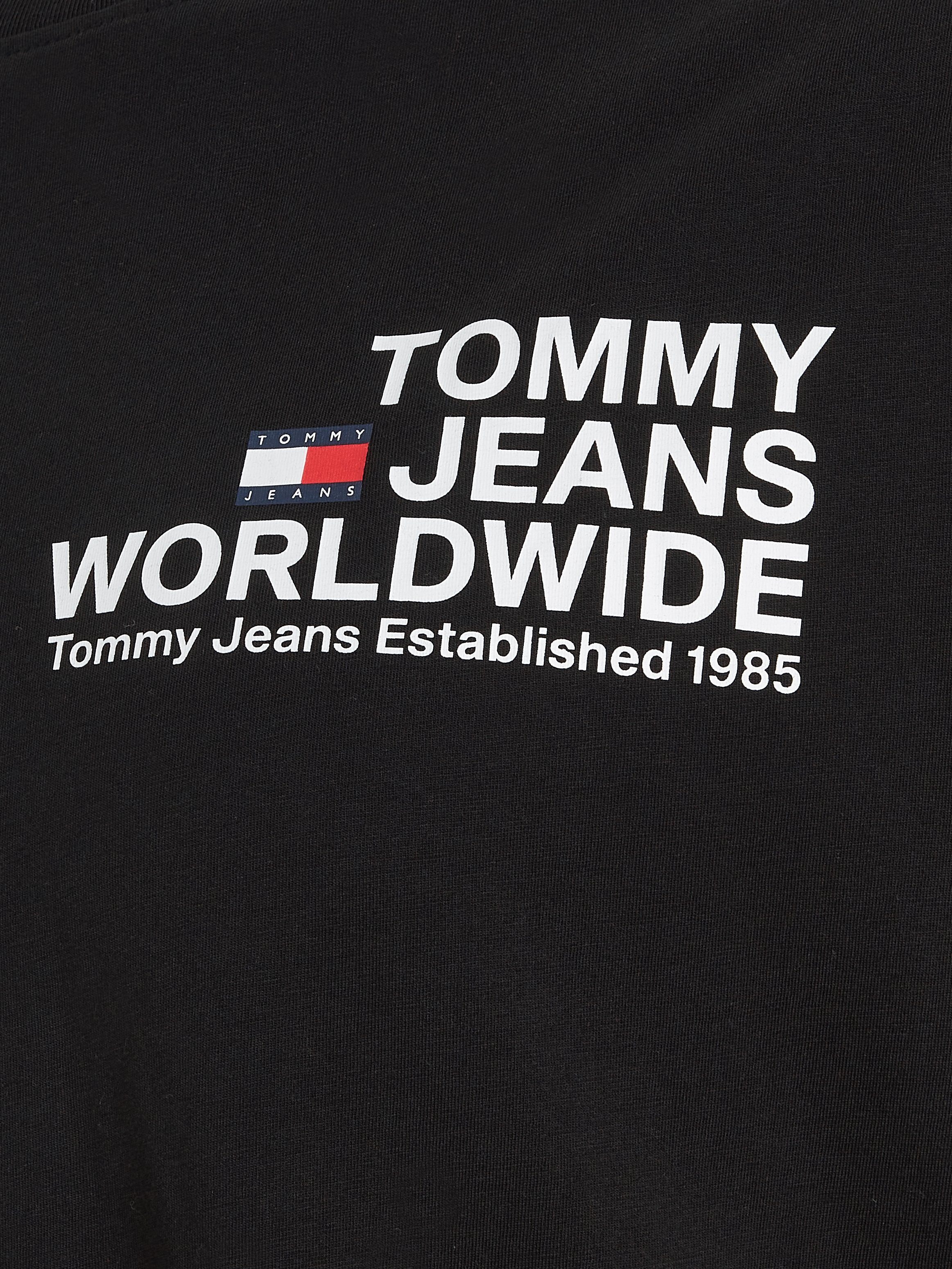TEE WW Black PLUS TJM Tommy T-Shirt ENTRY CNCRT REG Plus Jeans