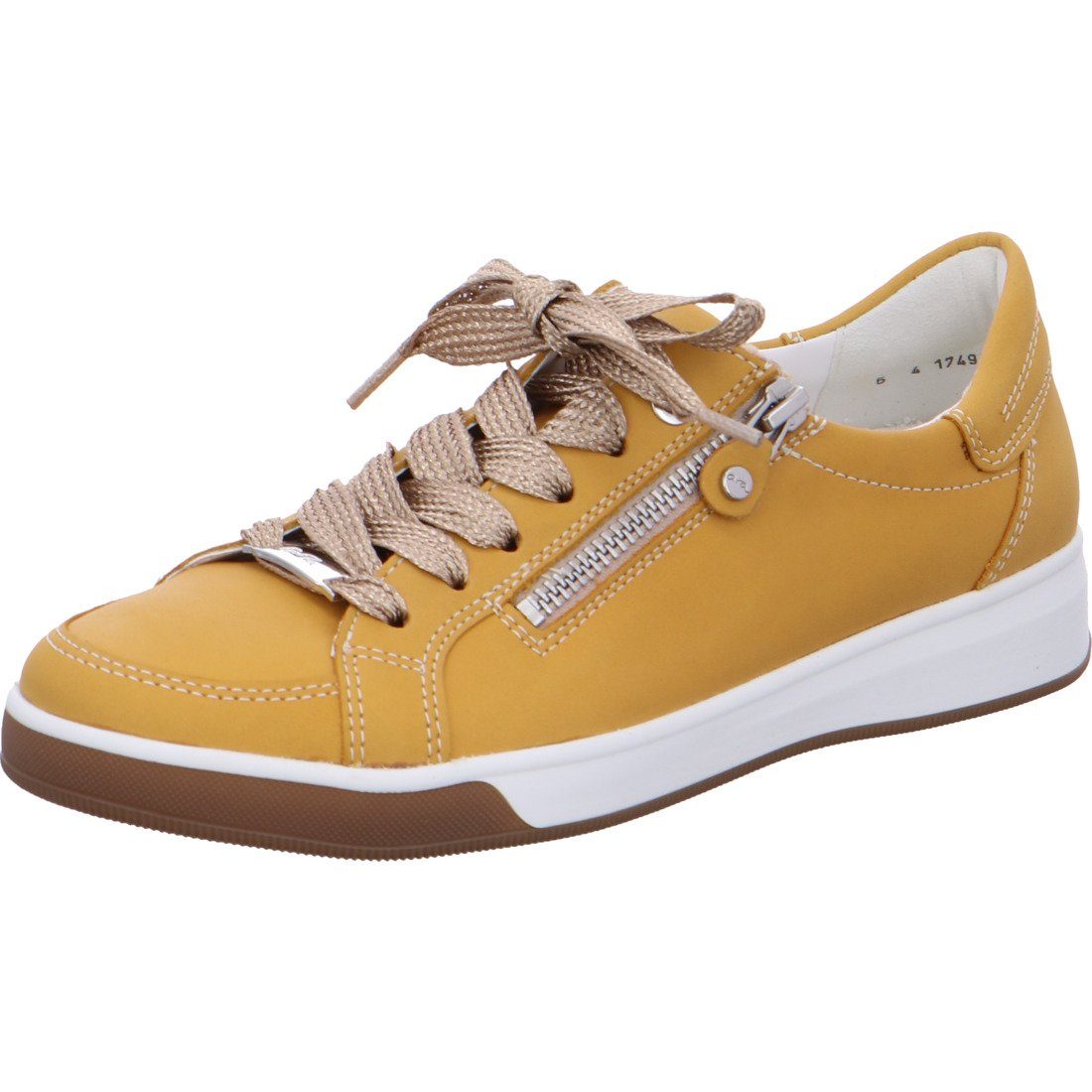 Sneaker Glattleder Rom Sneaker Ara - 046850 braun Ara Damen Schuhe,