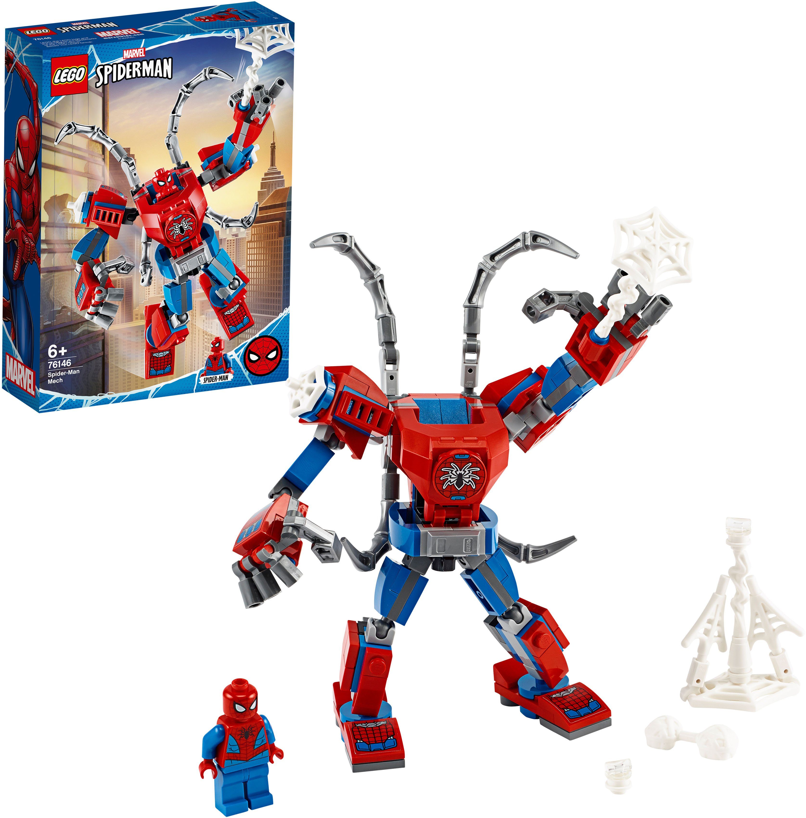 Image of LEGO 76146 Spider-Man Mech Bauset, Mehrfarbig