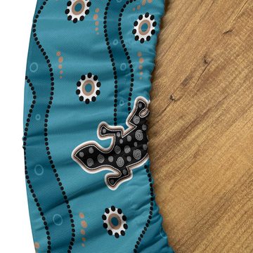 Abakuhaus Tischdecke Rundum-elastische Stofftischdecke, Aboriginal Reptil