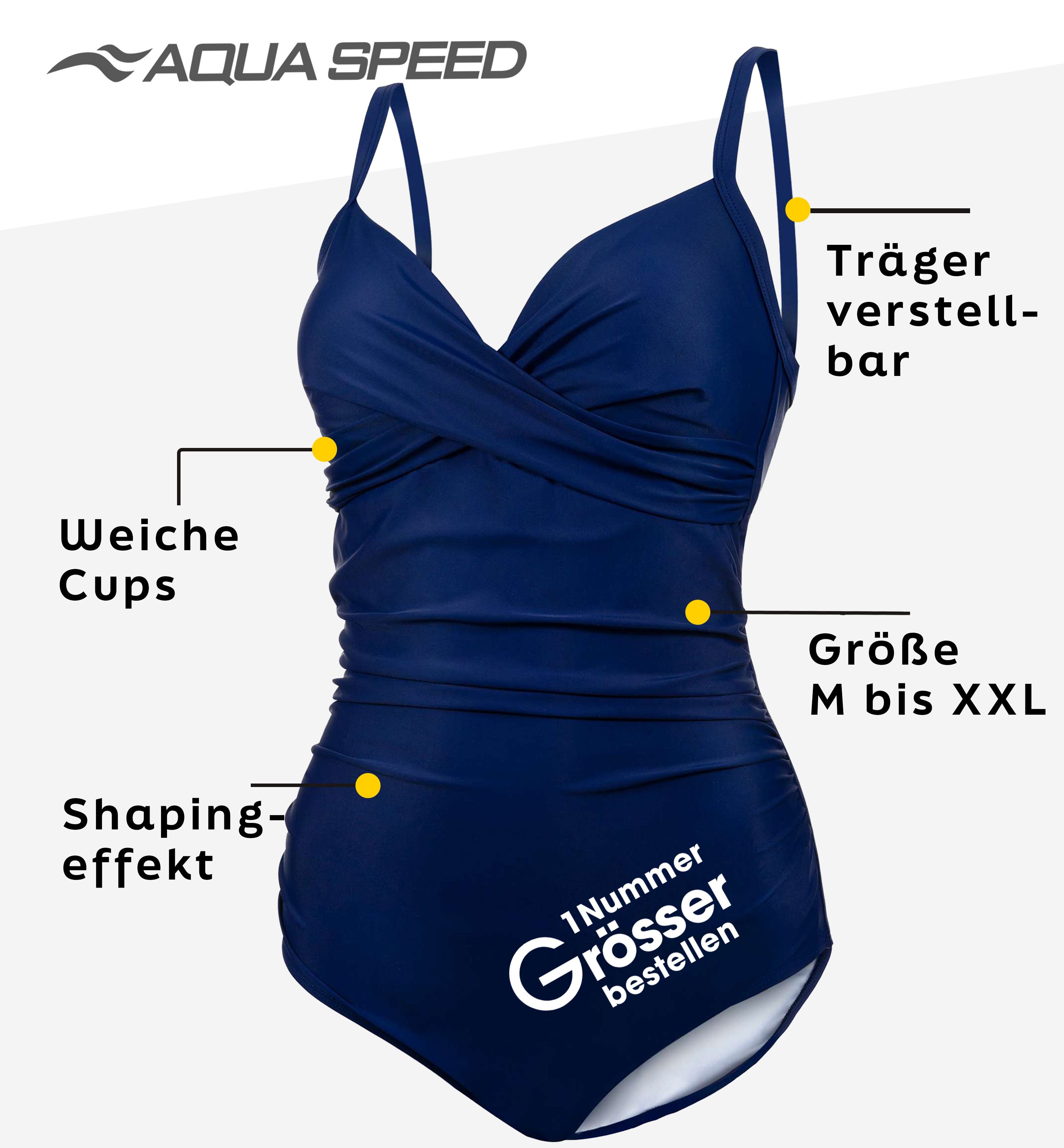Aqua Speed Badeanzug Vivian Badeanzug für Damen Bademode + kl. Handtuch günstig online kaufen