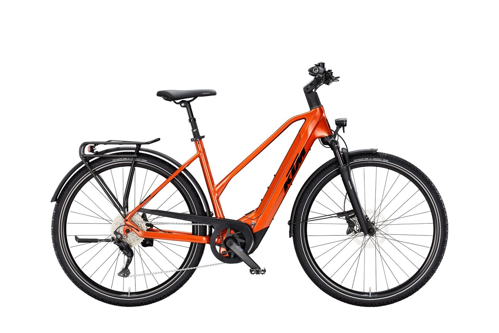 KTM E-Bike KTM Macina Tour CX 830 800 Wh Damen Trapez orange 2025, 10 Gang Shimano CUES U6000-11/10 LG shadow+, Kettenschaltung, Bosch Performance Line CX GEN5 smart System, 800 Wh