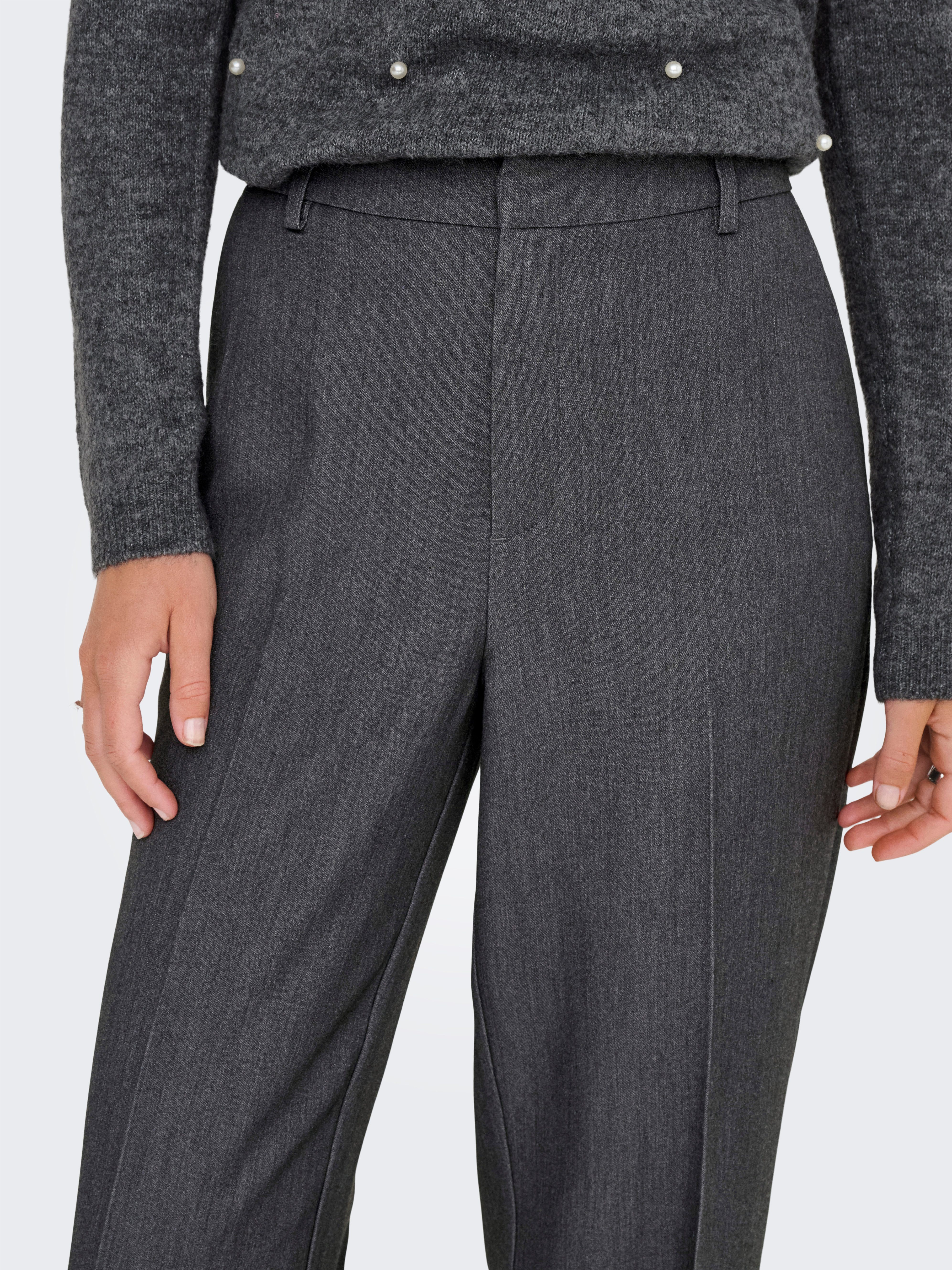 ONLY Anzughose ONLHATTIE-LANA HW W MEL PANT TLR NOOS Materialmix