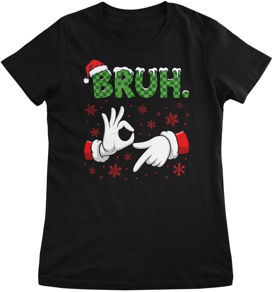 T-Shirt Christmas Six Seven Bruh Girly Tee