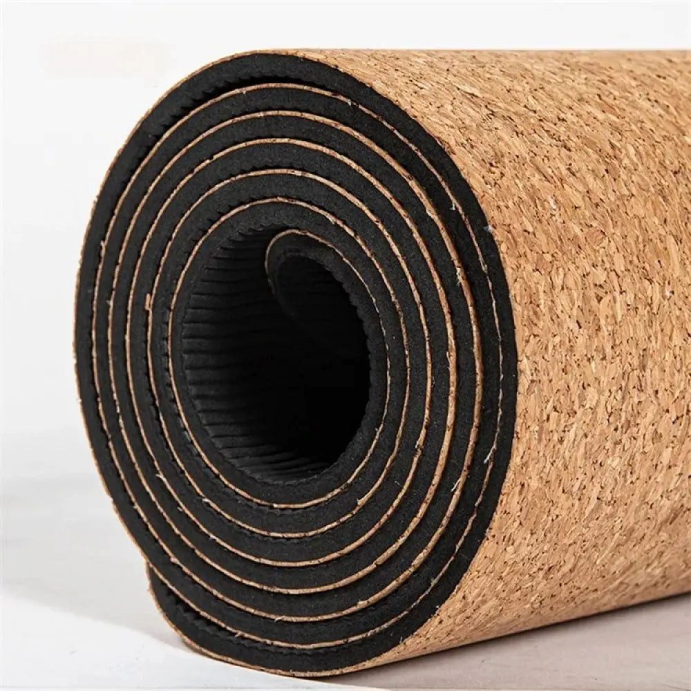 Sport-Knight® Yogamatte Yogamatte aus Kork, mit Anti-Rutsch-Effekt, nachhaltig, pflegeleicht – Bild 4 von 5