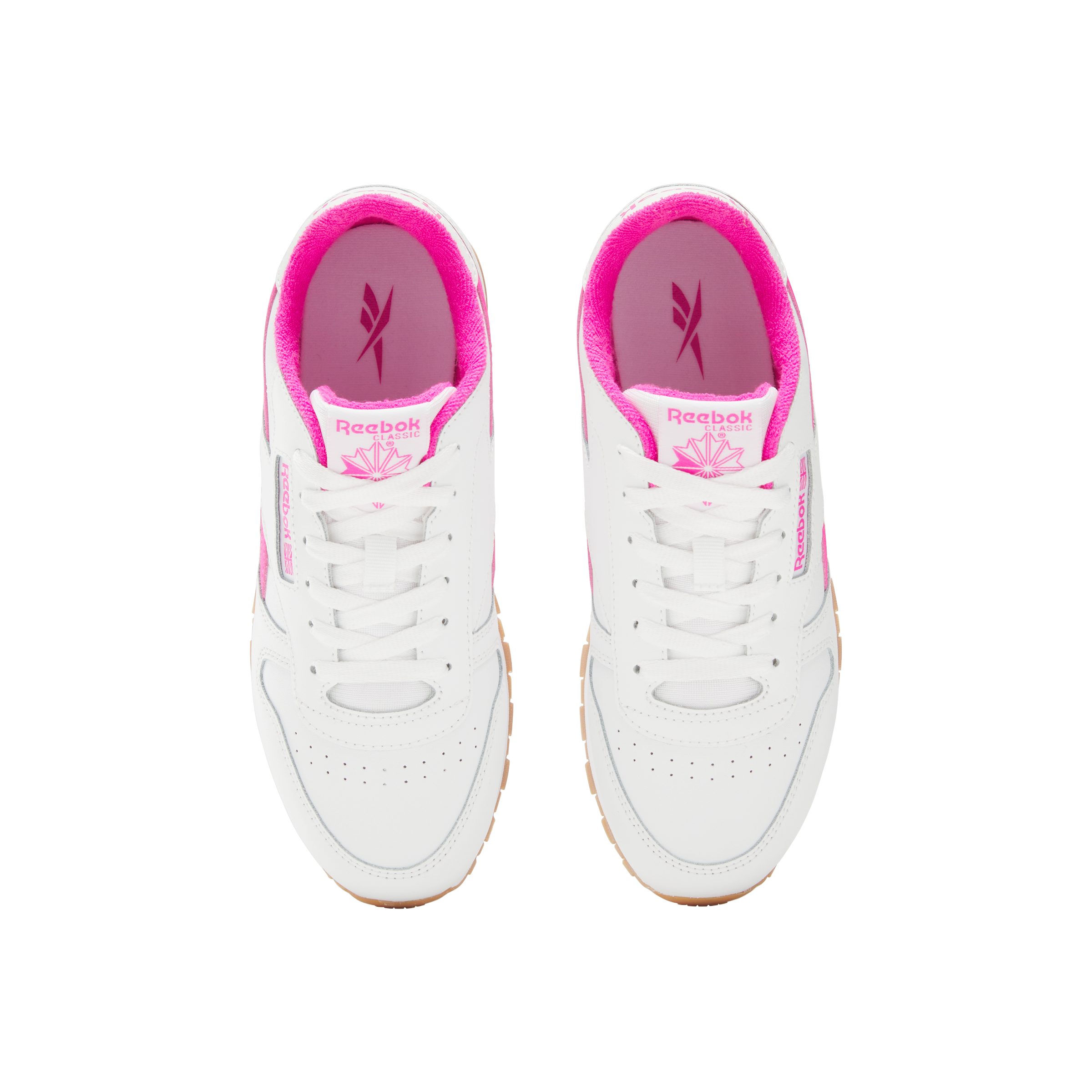 weiß-pink Classic CLASSIC Reebok LEATHER Sneaker