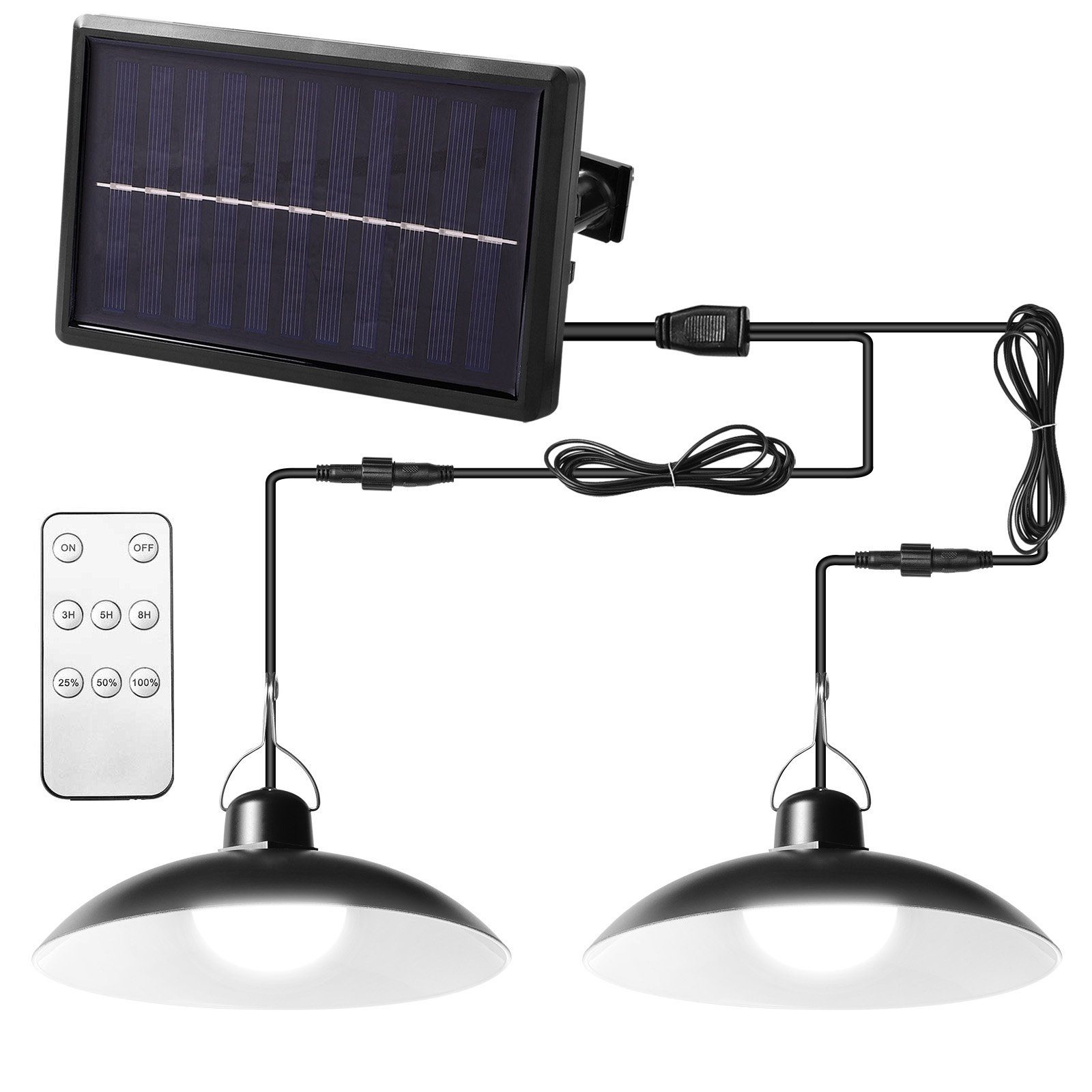 Rosnek LED Außen-Deckenleuchte Solar, Vintage, wasserdicht, günstig online kaufen