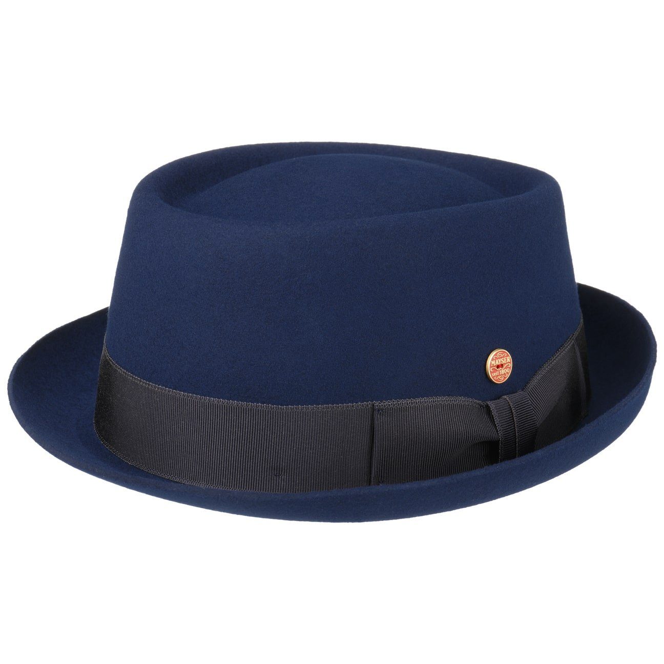 Mayser Fedora (1-St) Wollhut mit Ripsband, Made in the EU
