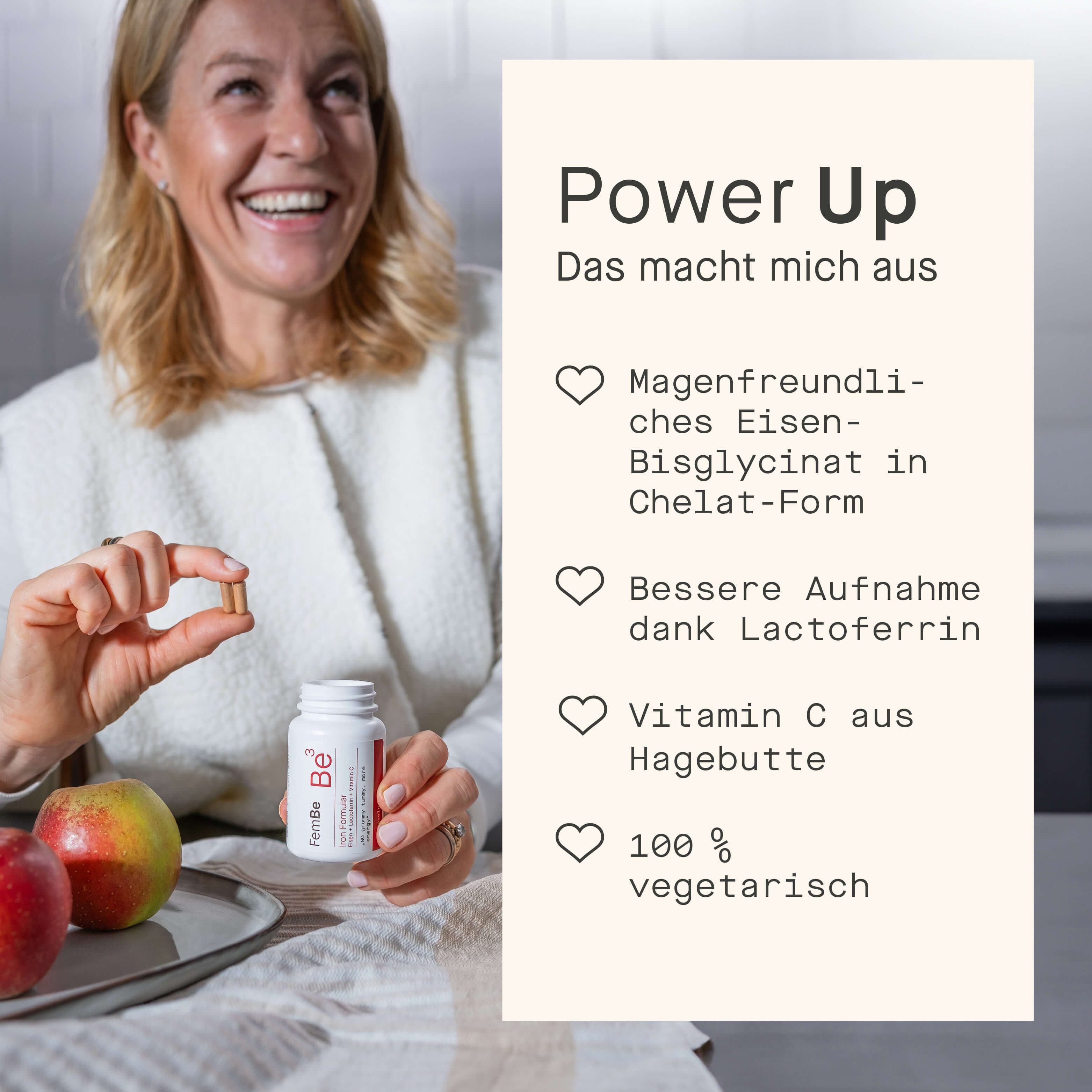 FemBe FemBe Eisentabletten mit Lactoferrin & Vitamin C Kapseln