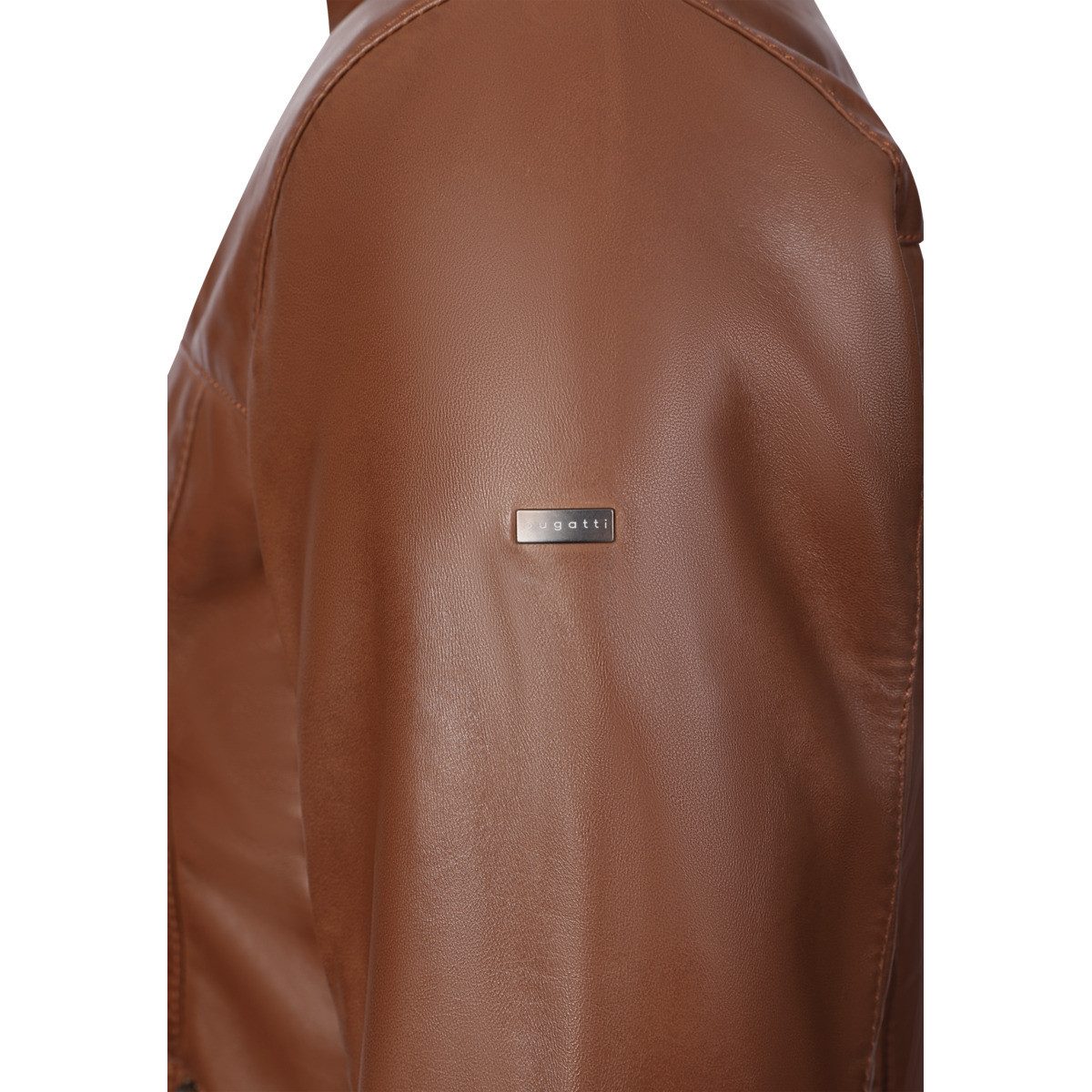 bugatti Lederjacke Florenz Herren Bomberjacke, Freizeitjacke, Blazer, Pufferjacke, Übergangsjacke