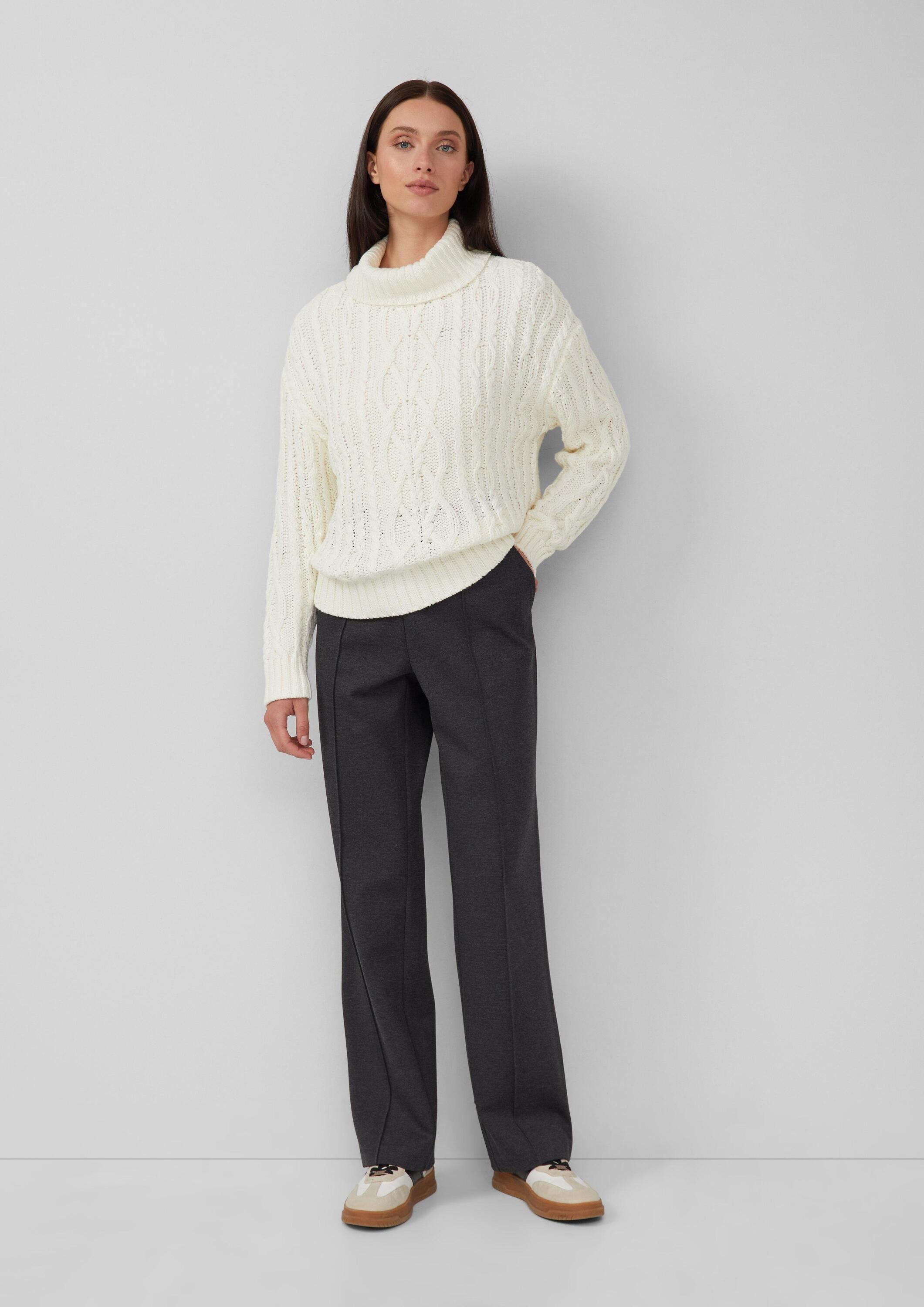 s.Oliver Chinos Hose Interlock-Jogpants mit Straight Leg günstig online kaufen