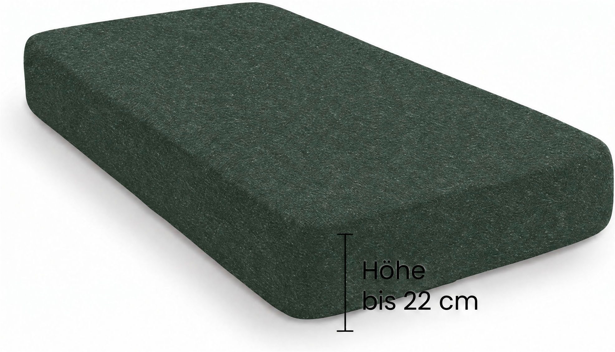 Biberna Spannbettlaken 0841380 HERMAL Premium Melange-Biber Spannbetttuch 100% Baumwolle, Flanell, Gummizug: rundum, (1 Stück), Biber, wärmend & weich, Rundumgu – Bild 2 von 5