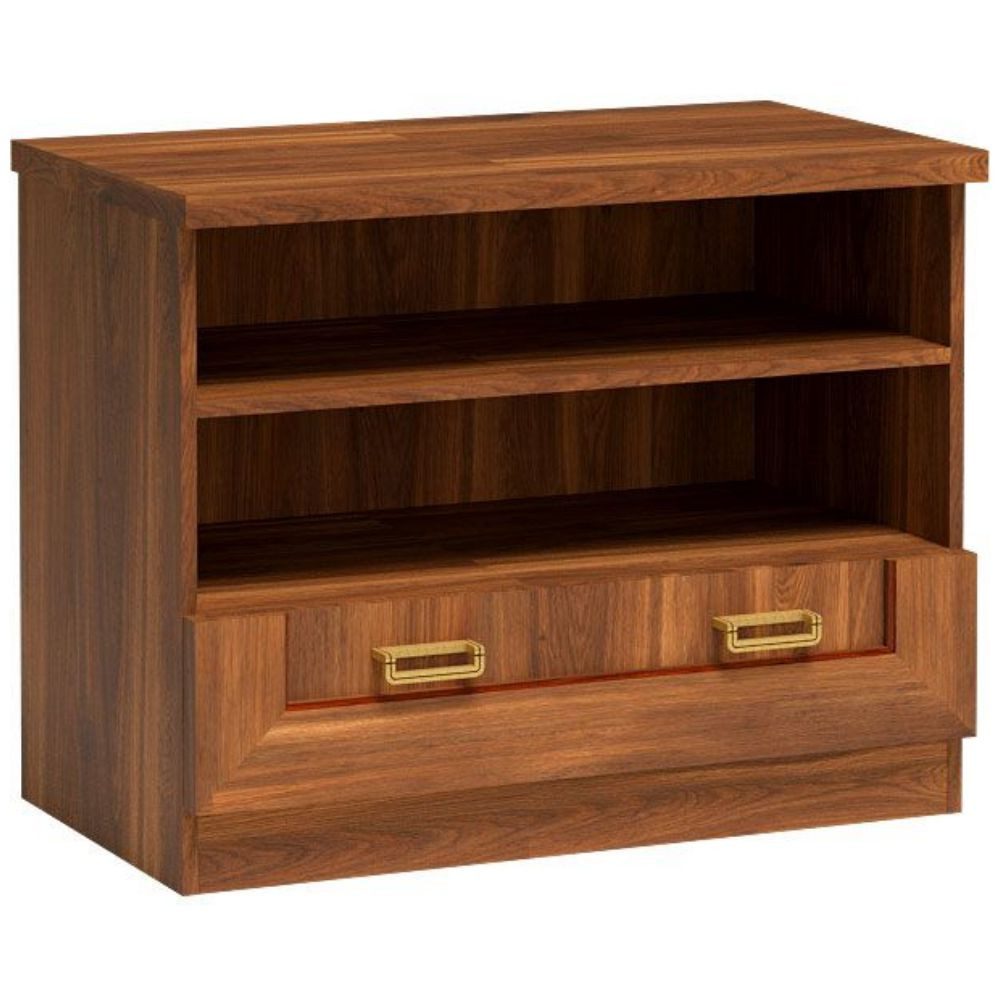 Lomadox Regal TEORA-161, in Eiche Alteiche Schublade 88x69,5x49,5 cm