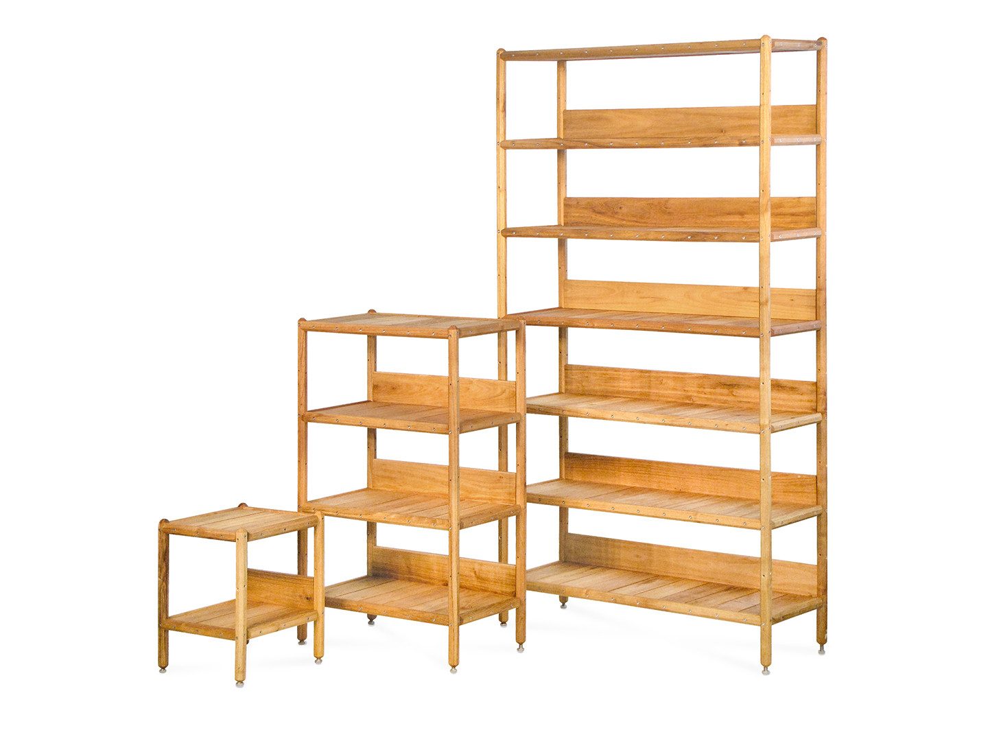 robinia-pro Standregal Holzregal multifunktional aus Massivholz günstig online kaufen