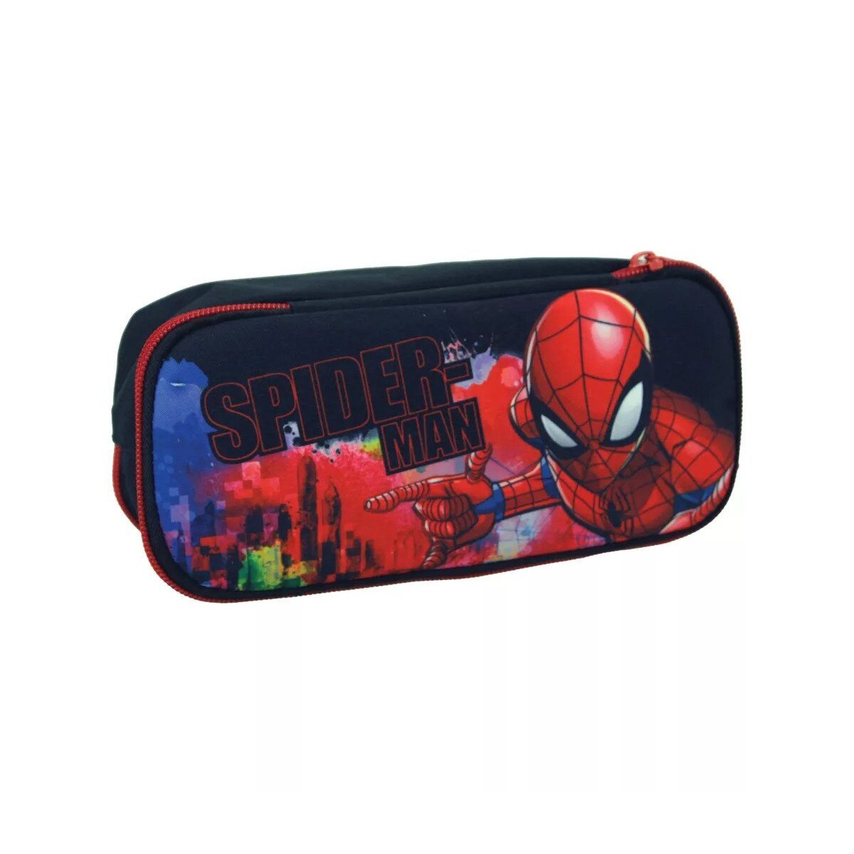 Spiderman Federmäppchen Spiderman Global Federmäppchen mit 2 Fächern 26 cm