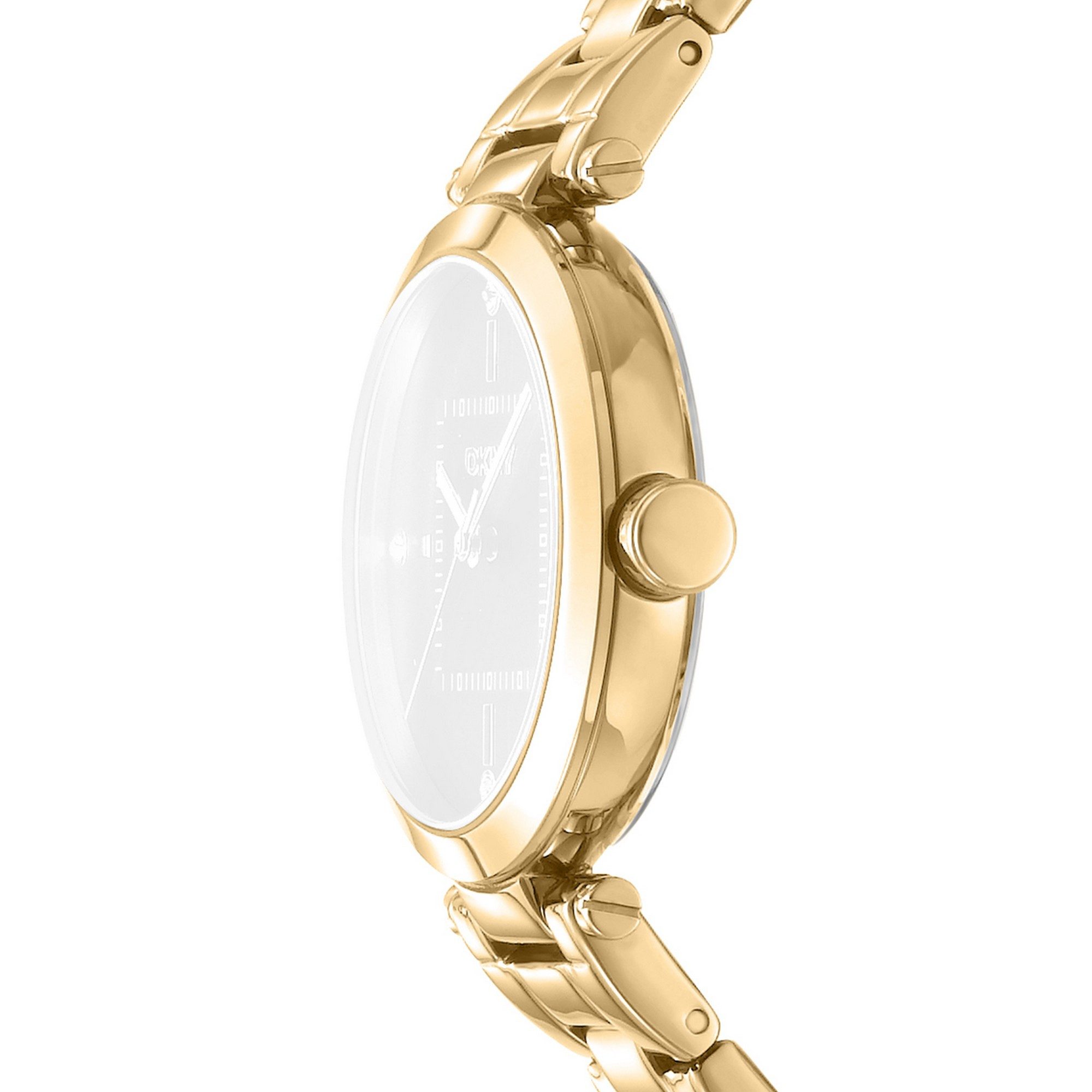 DKNY Quarzuhr Urban DK1L092M0065, Armbanduhr, Damenuhr, Edelstahlarmband, analog