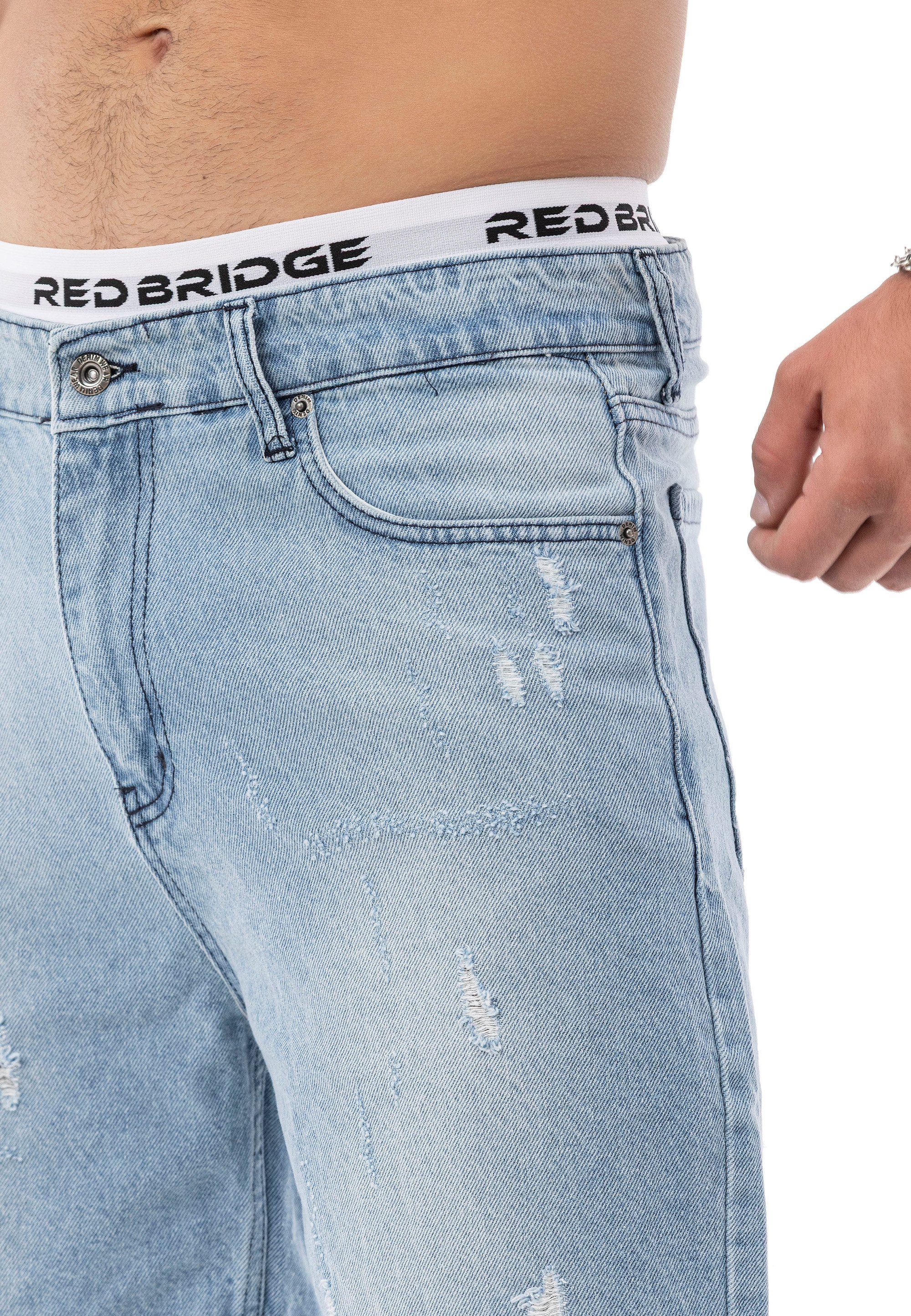 RedBridge Jeansshorts mit Destroy-Details – Kurze Hose, 5-Pocket, Regular Fit – Bild 5 von 5