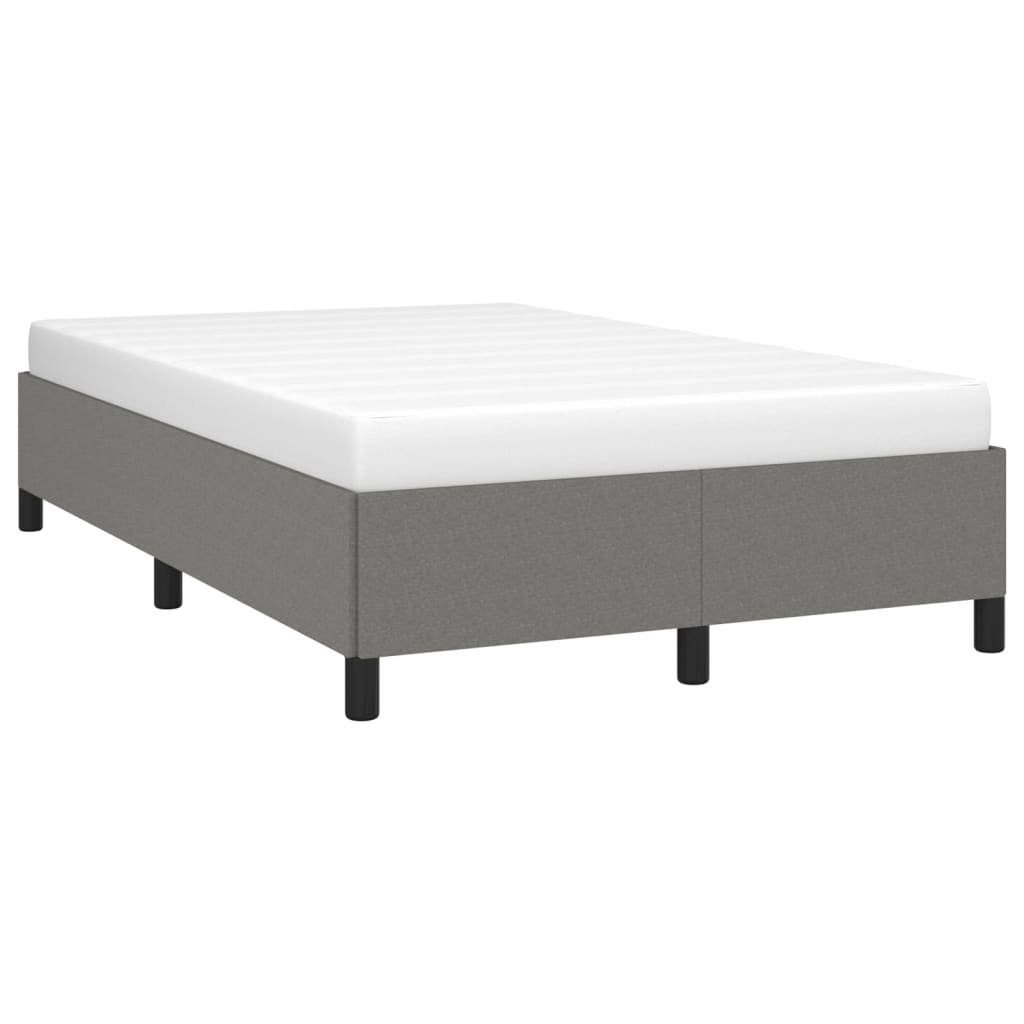 furnicato Bettgestell ohne Matratze Dunkelgrau 120x200 günstig online kaufen