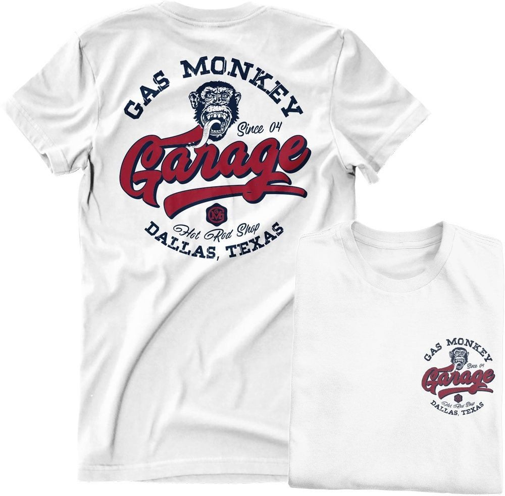 Gas Monkey Garage T-Shirt GMG Hot Rod Shop Logo T-Shirt günstig online kaufen