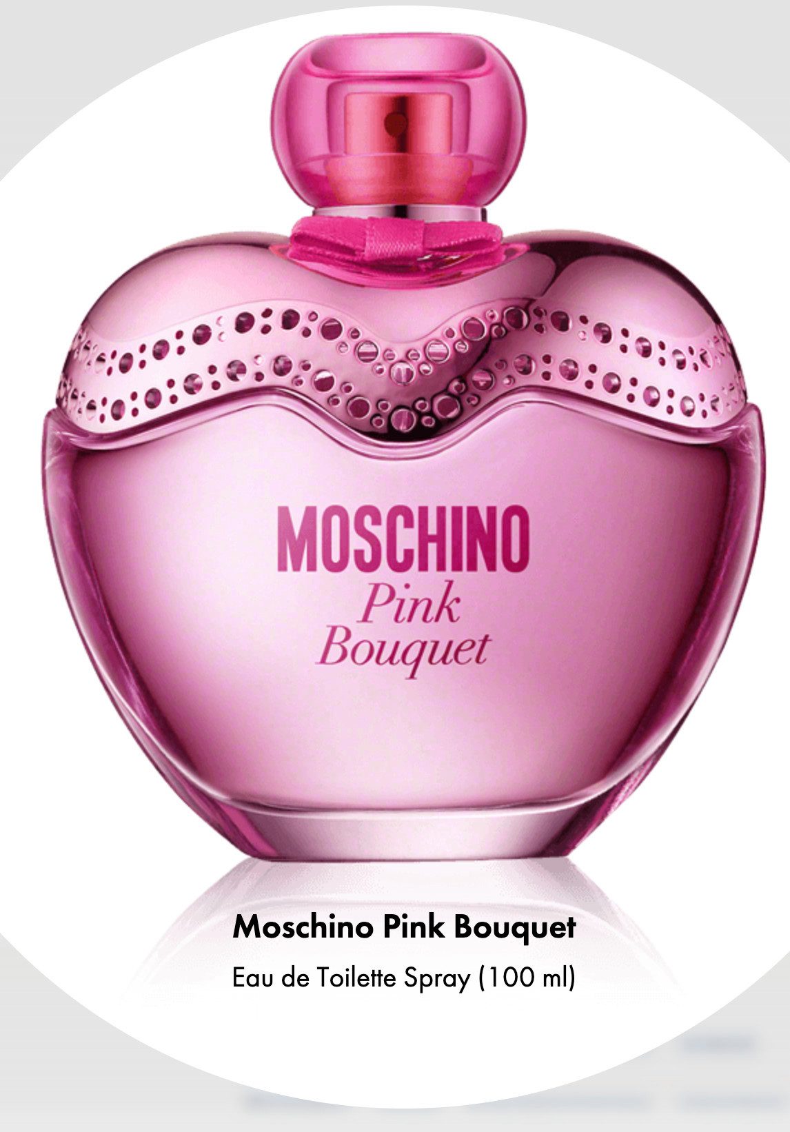Moschino Eau de Toilette Pink Bouquet Parfum Spray Edt Versiegelt 100 ML, jugendliche Unbeschwertheit, Romantik und Lebensfreude