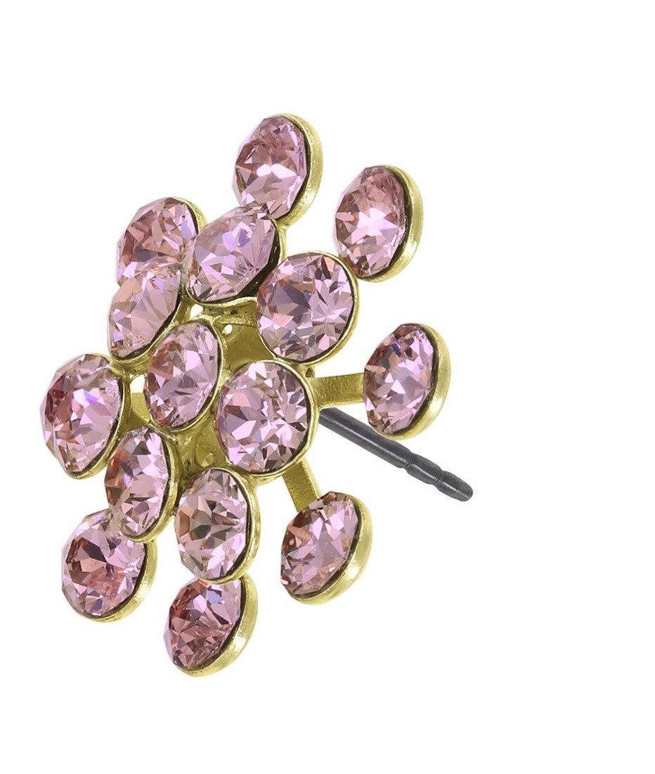 KONPLOTT Paar Ohrstecker Konplott: Ohrstecker Magic Fireball shinny brass