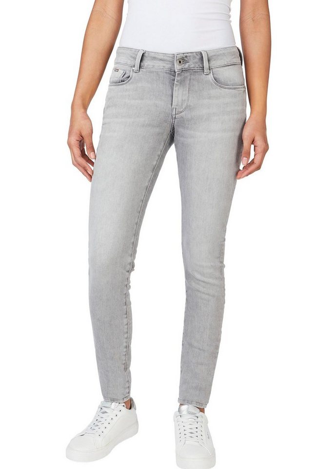 Pepe Jeans Skinny-fit-Jeans SOHO im 5-Pocket-Stil mit 1-Knopf Bund und  Stretch-Anteil, Cool kombinierbar mit Shirt und Sneakern für einen casual  Look