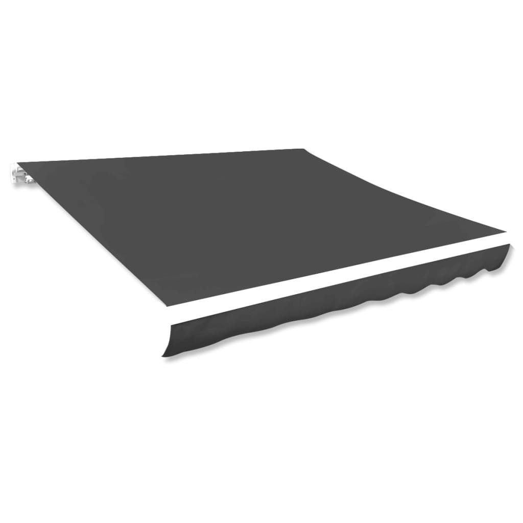 DOTMALL Markise Markisenbespannung Canvas Anthrazit 450x300 günstig online kaufen