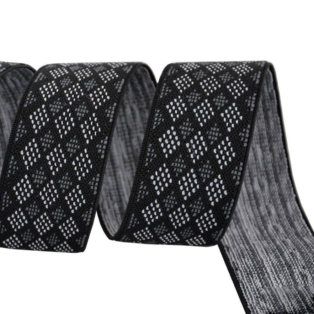 DonDon Hosenträger DonDon® Herren Hosenträger breit 4 Clips mit Leder in Y-Form elastisch (1-St) Y-Form, verstellbar mit Clipverschluß, elastisch